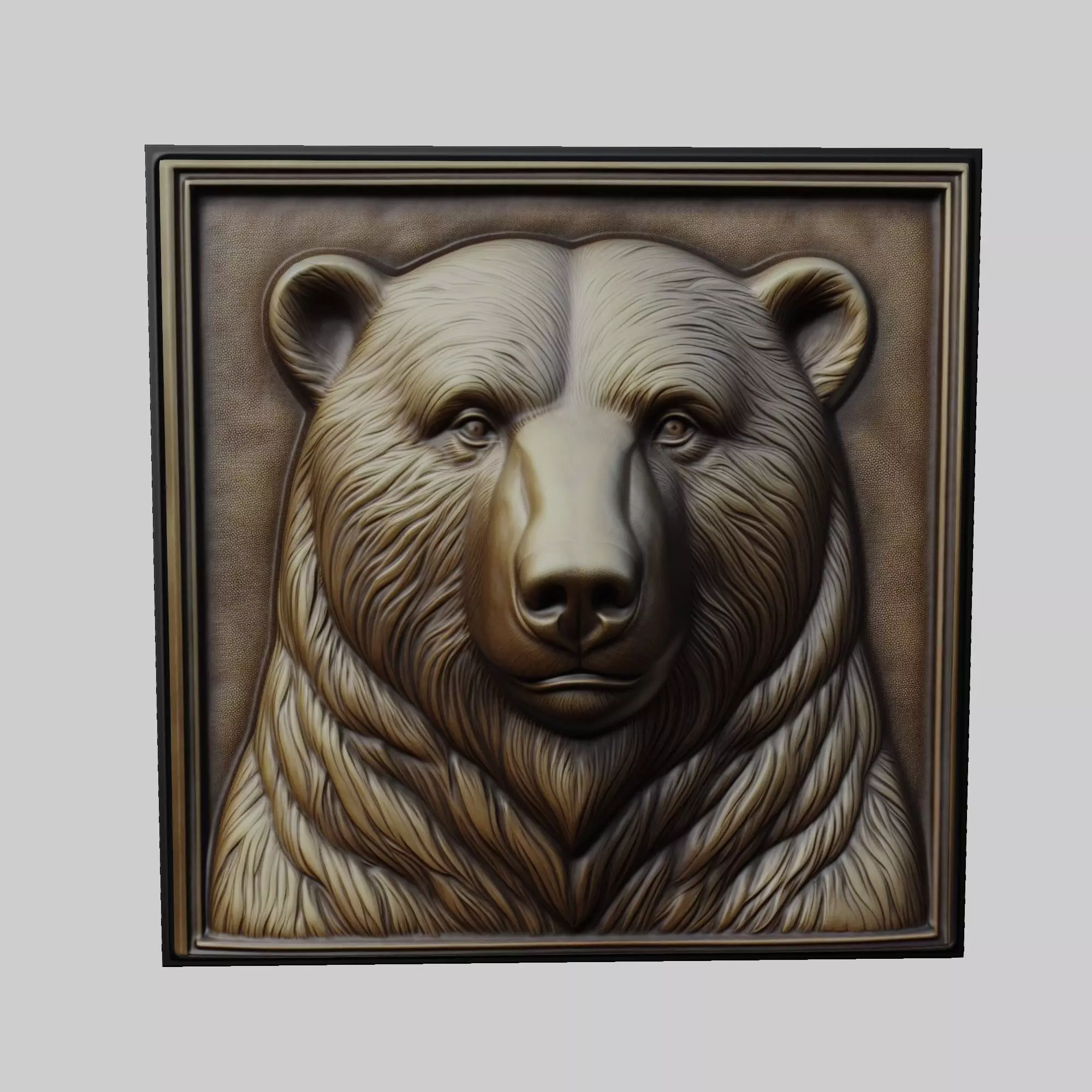 Polar Bear Animal 3D print model_0