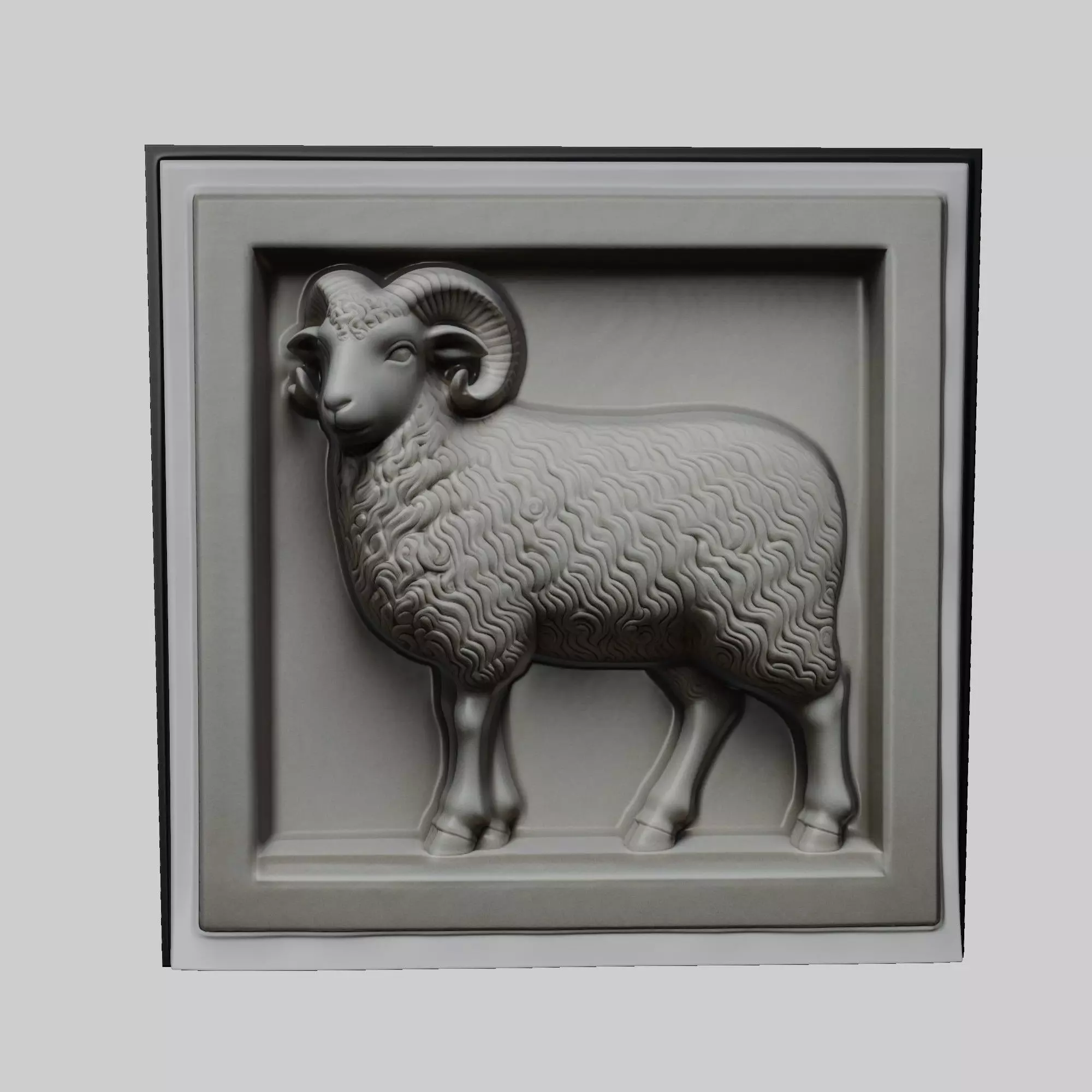 Lamb Animal 3D print model_0