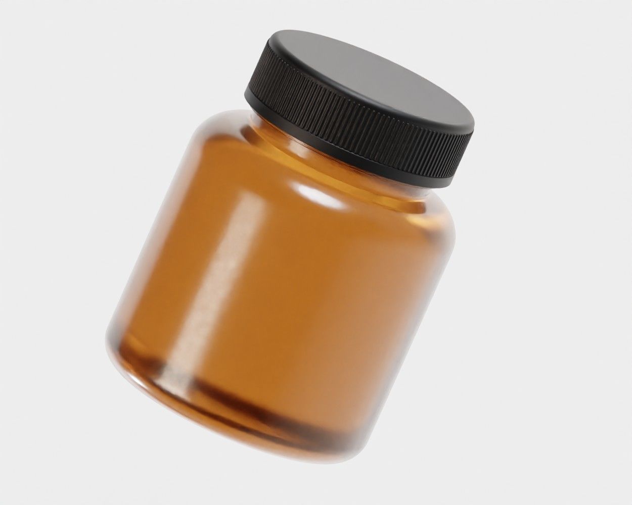 Medicine Bottle 3d model Low-poly 3D model_2