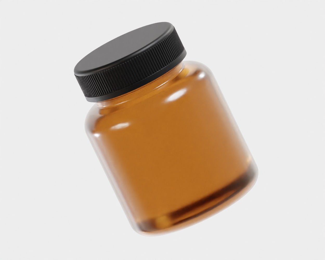 Medicine Bottle 3d model Low-poly 3D model_3