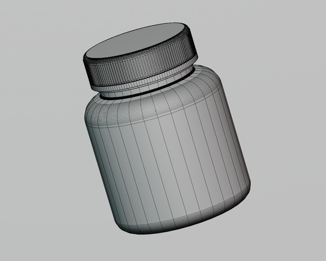 Medicine Bottle 3d model Low-poly 3D model_6