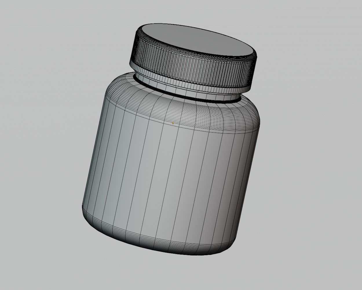 Medicine Bottle 3d model Low-poly 3D model_5