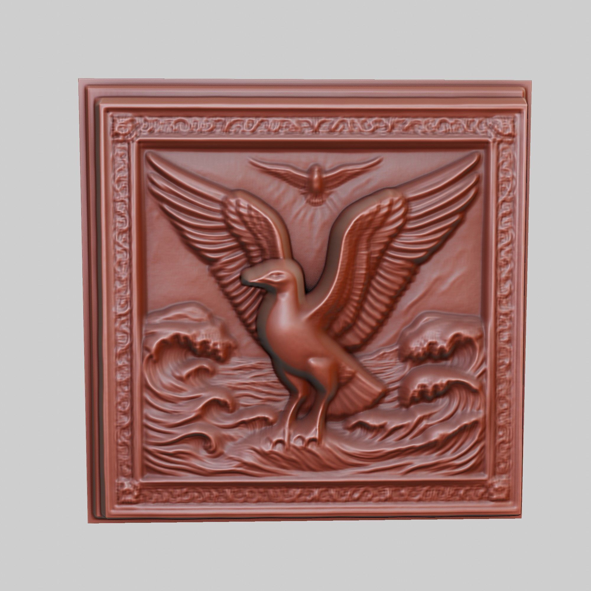 Seagull Animal 3D print model_2