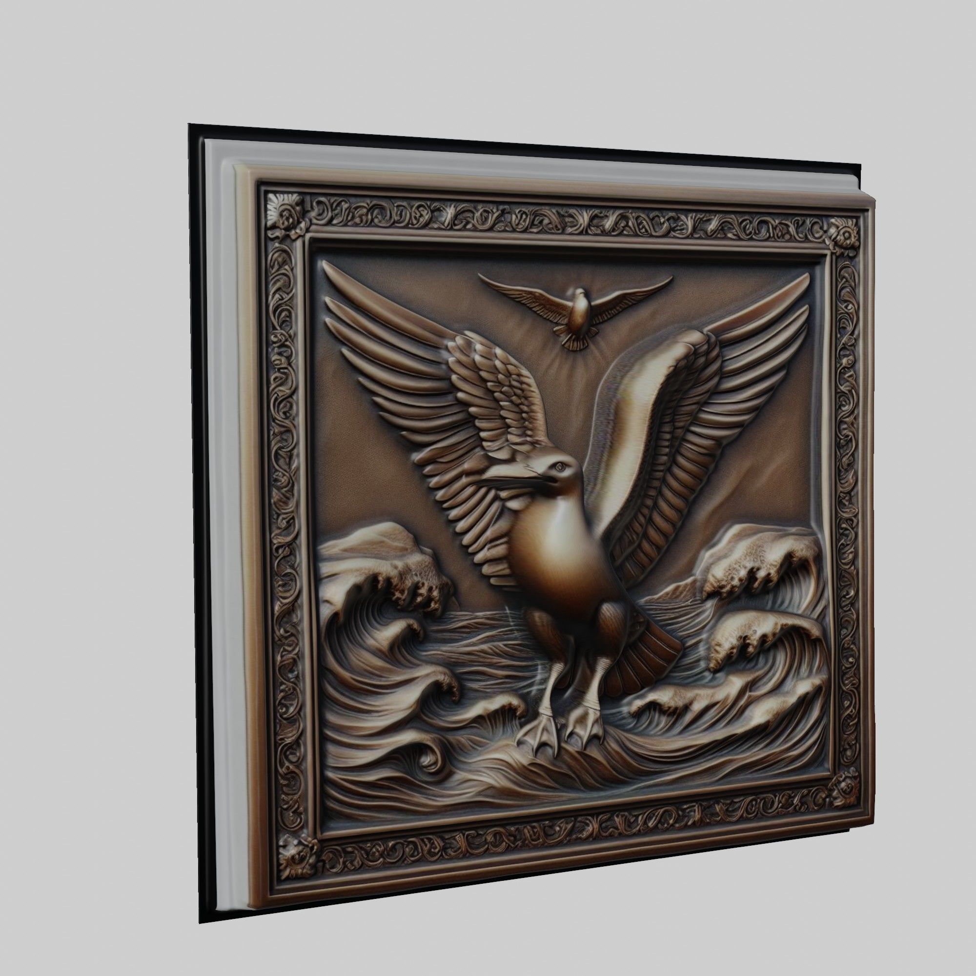 Seagull Animal 3D print model_1