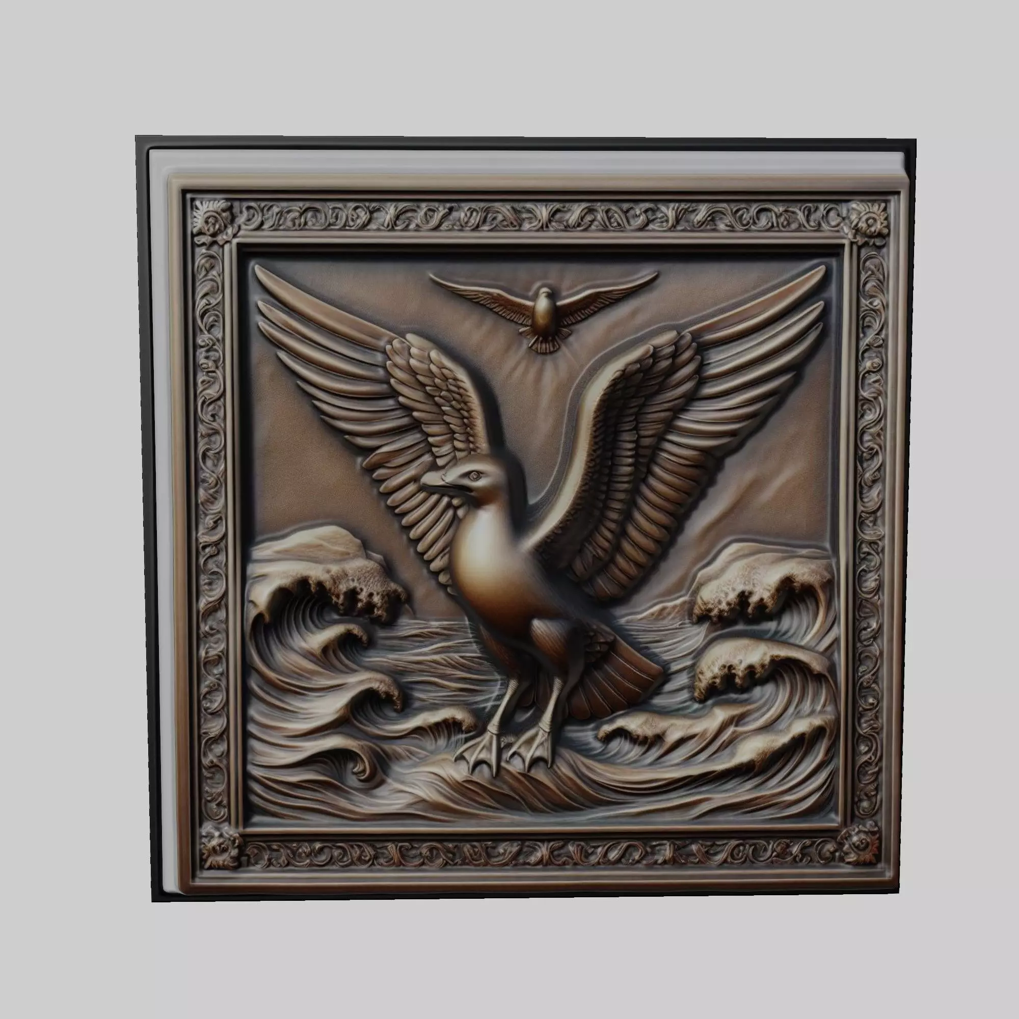 Seagull Animal 3D print model_0