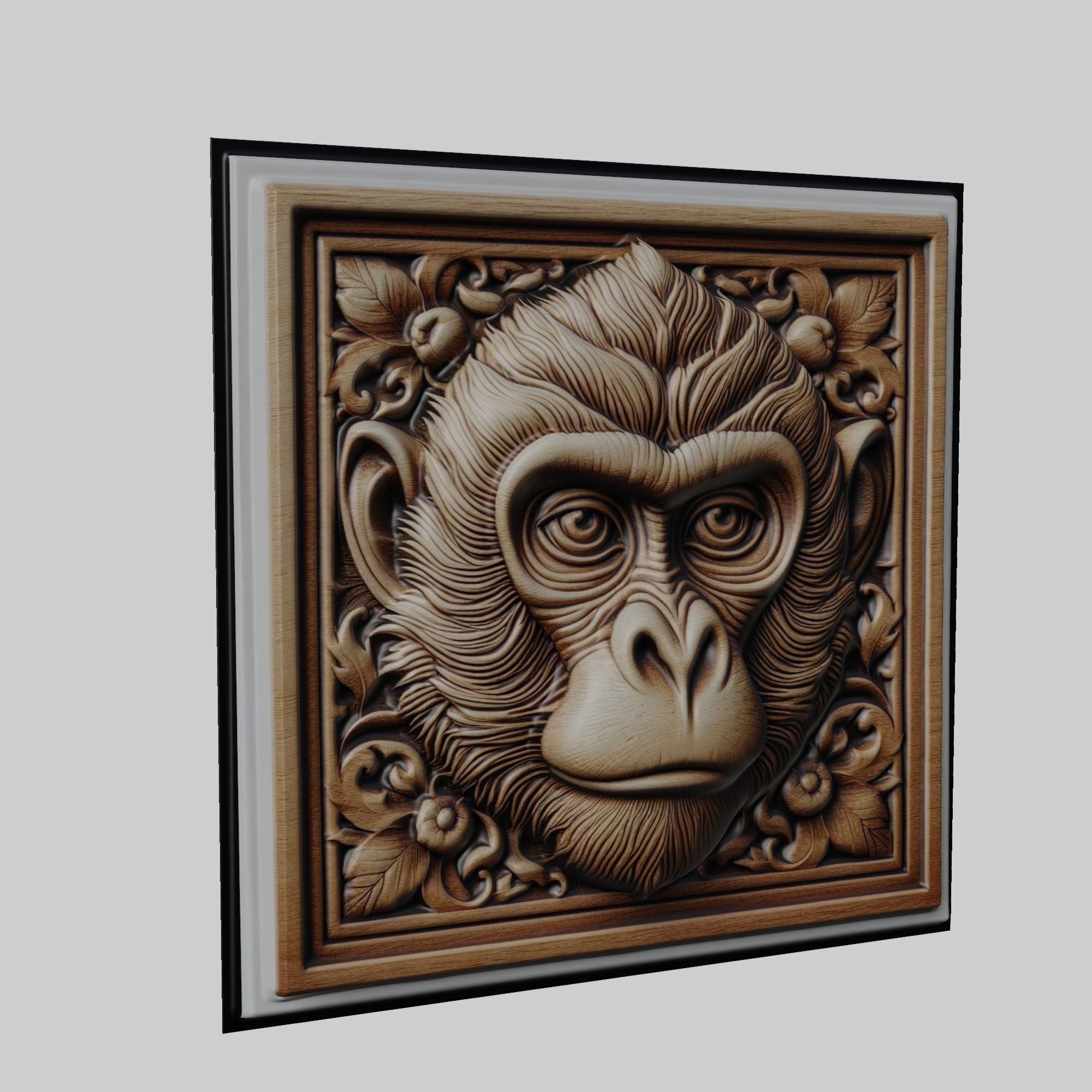 Monkey Animal 3D print model_1