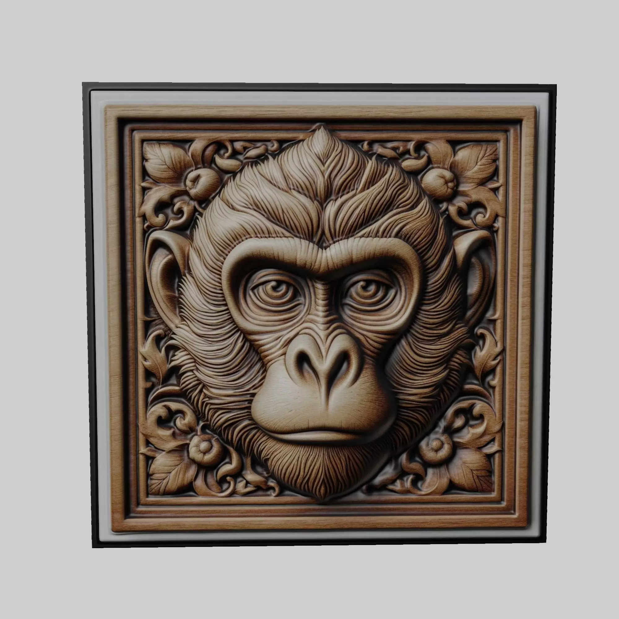 Monkey Animal 3D print model_0