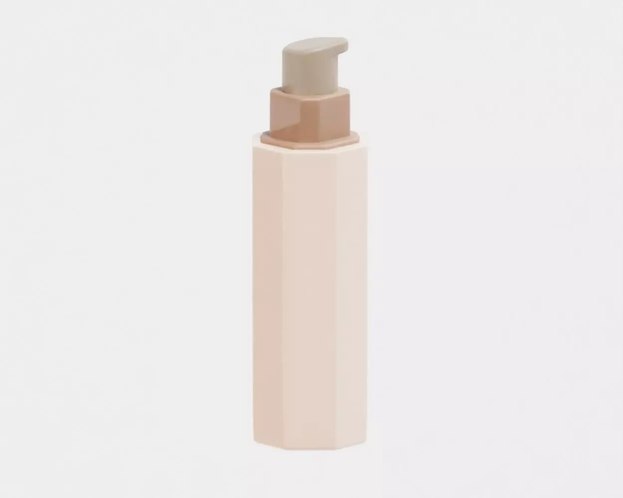 Foam Bottle 02 Low-poly 3D model_0