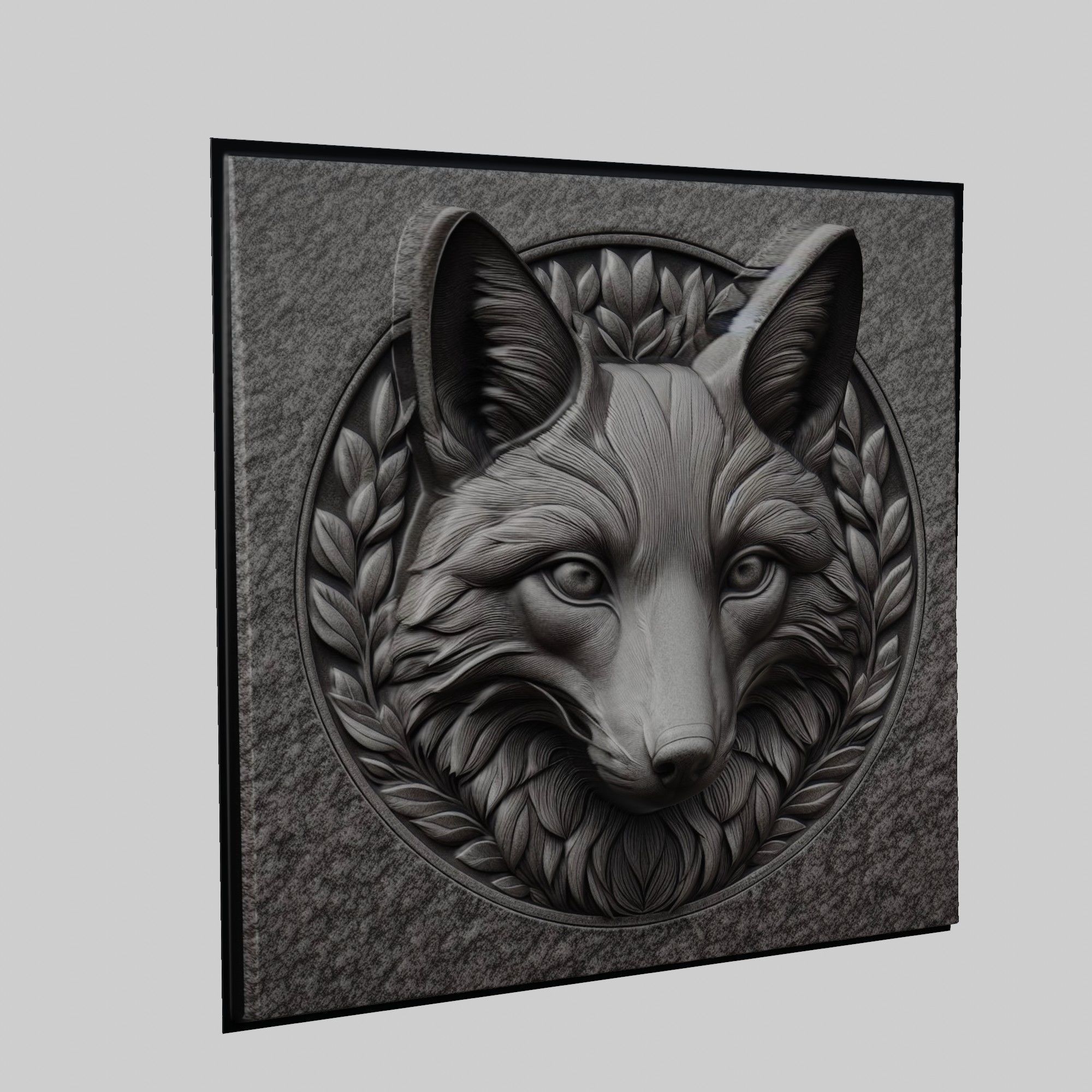 Fox Animal 3D print model_1