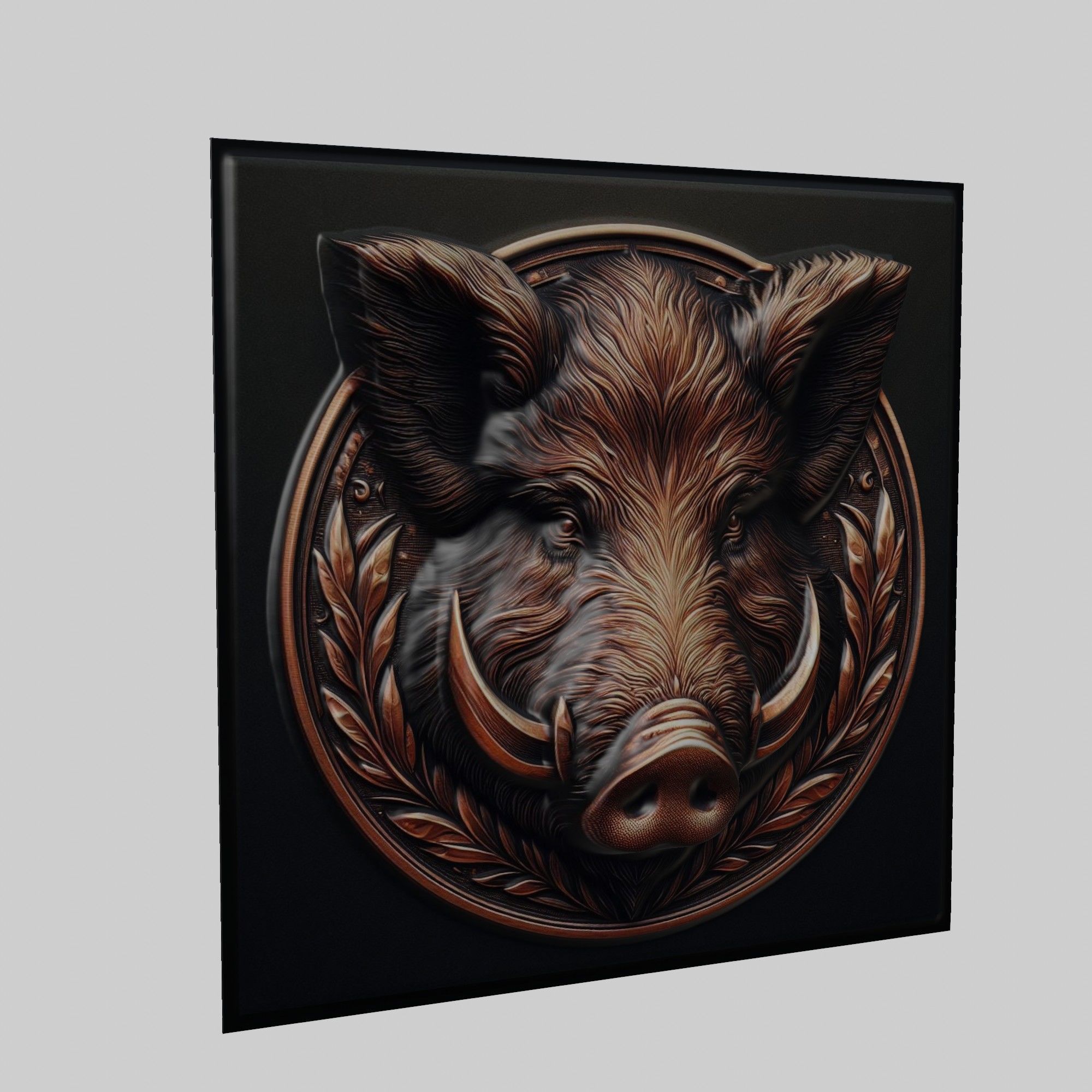 Wild Boar Animal 3D print model_1