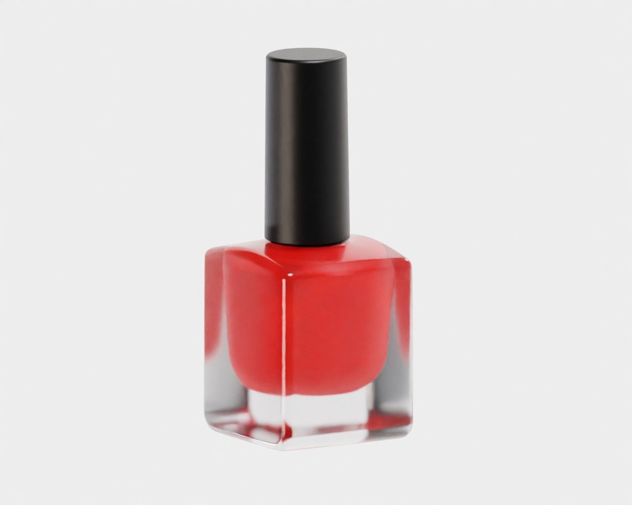 Nail Polish Bottle Low-poly 3D model_5