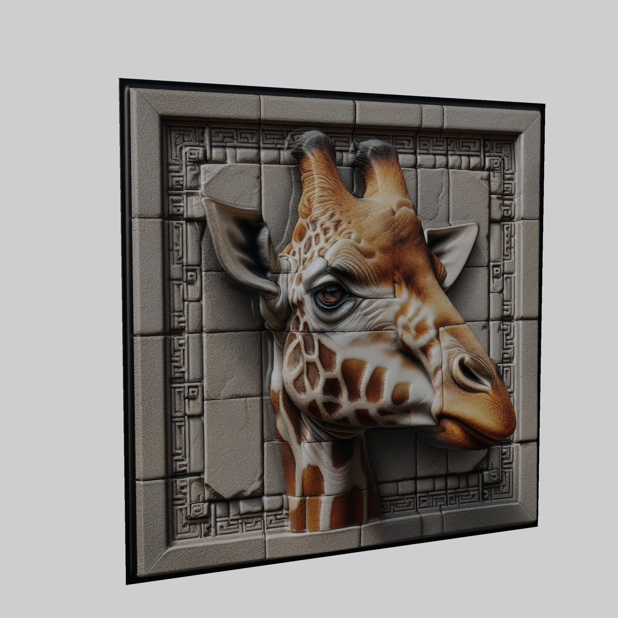 Giraffe Animal 3D print model_1