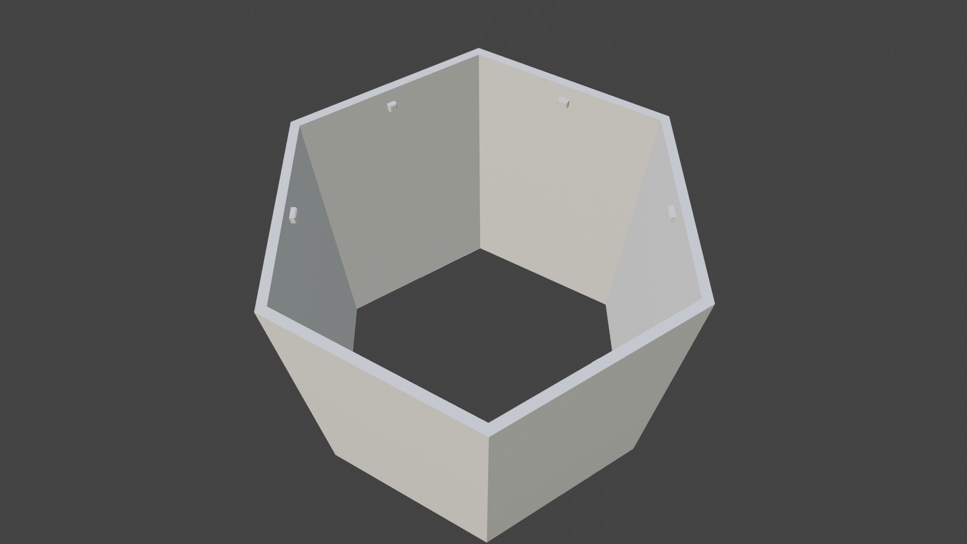 Hex Riser Hex Stand for Action Figures 3D print model_5