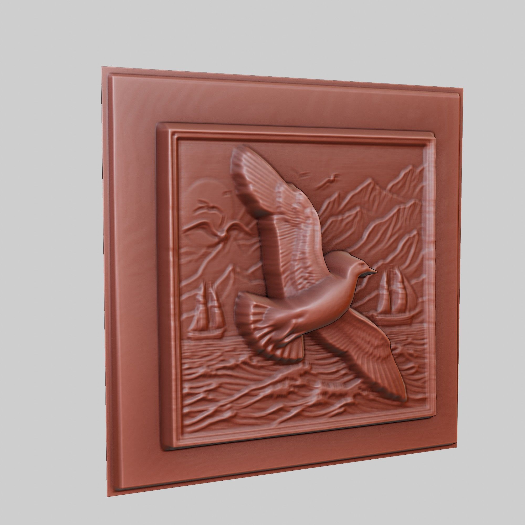 Albatross Animal 3D print model_2