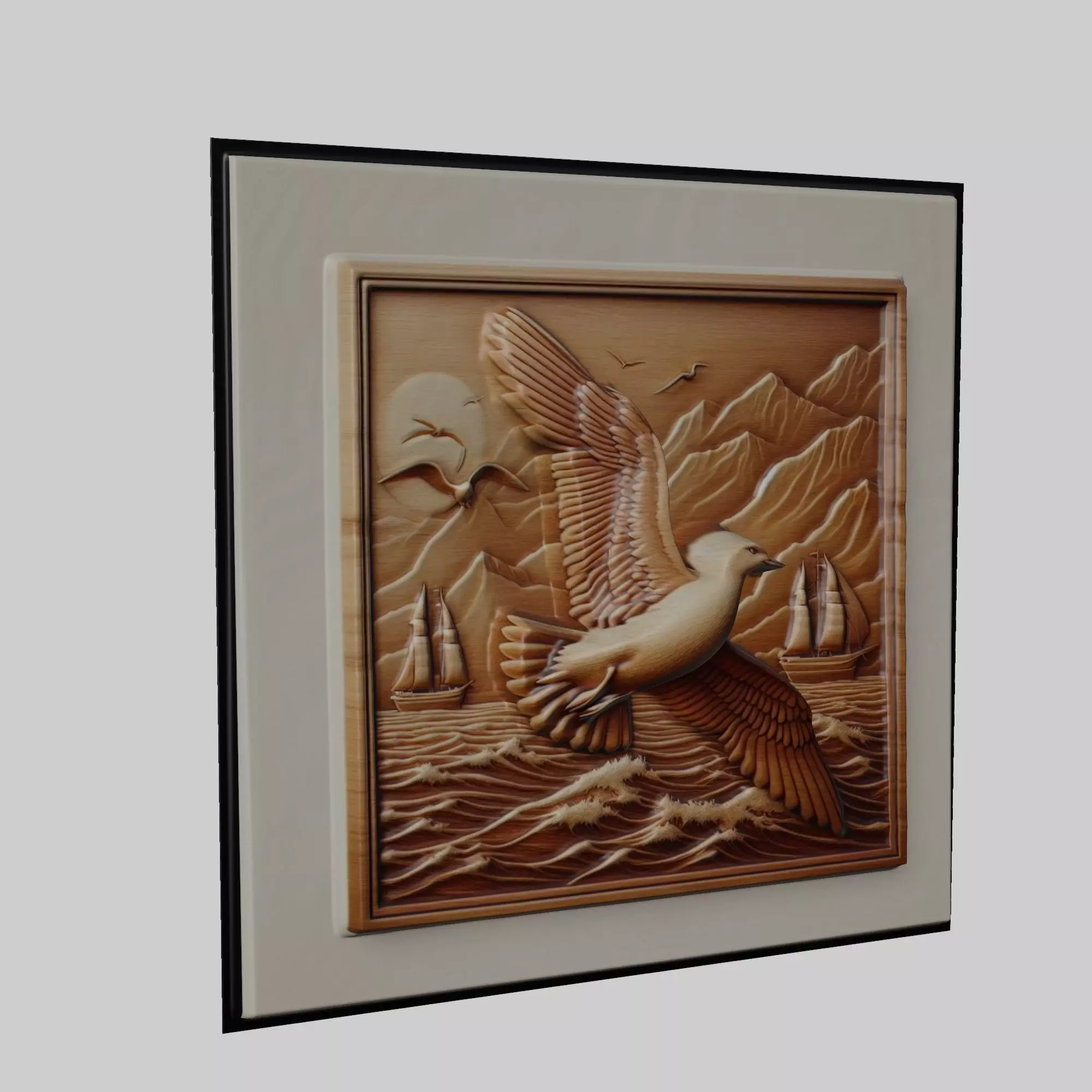 Albatross Animal 3D print model_0