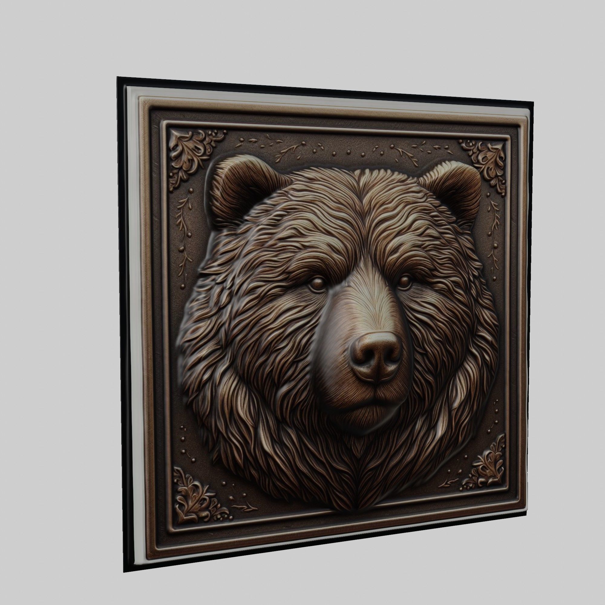 Bear Animal 3D print model_1