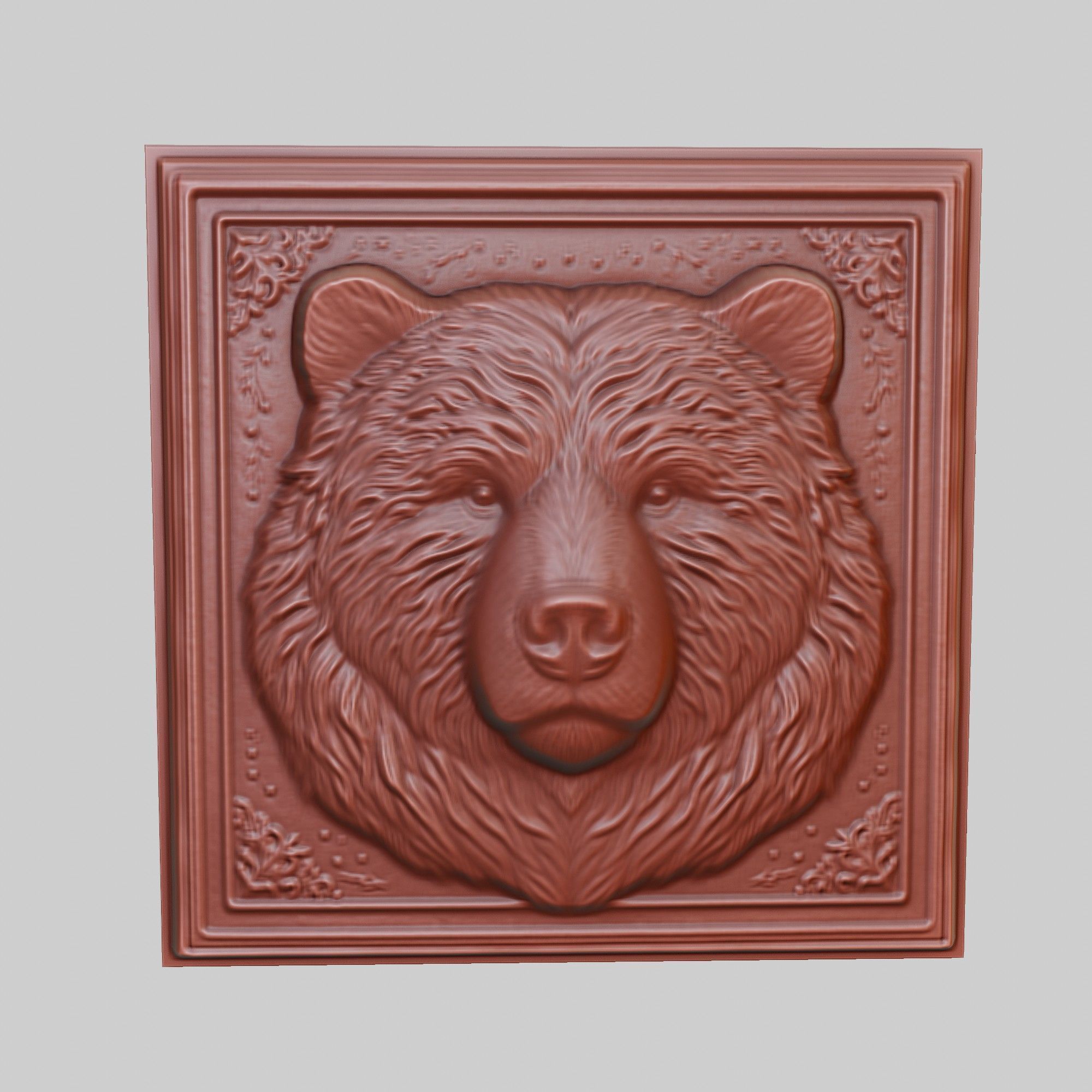 Bear Animal 3D print model_2