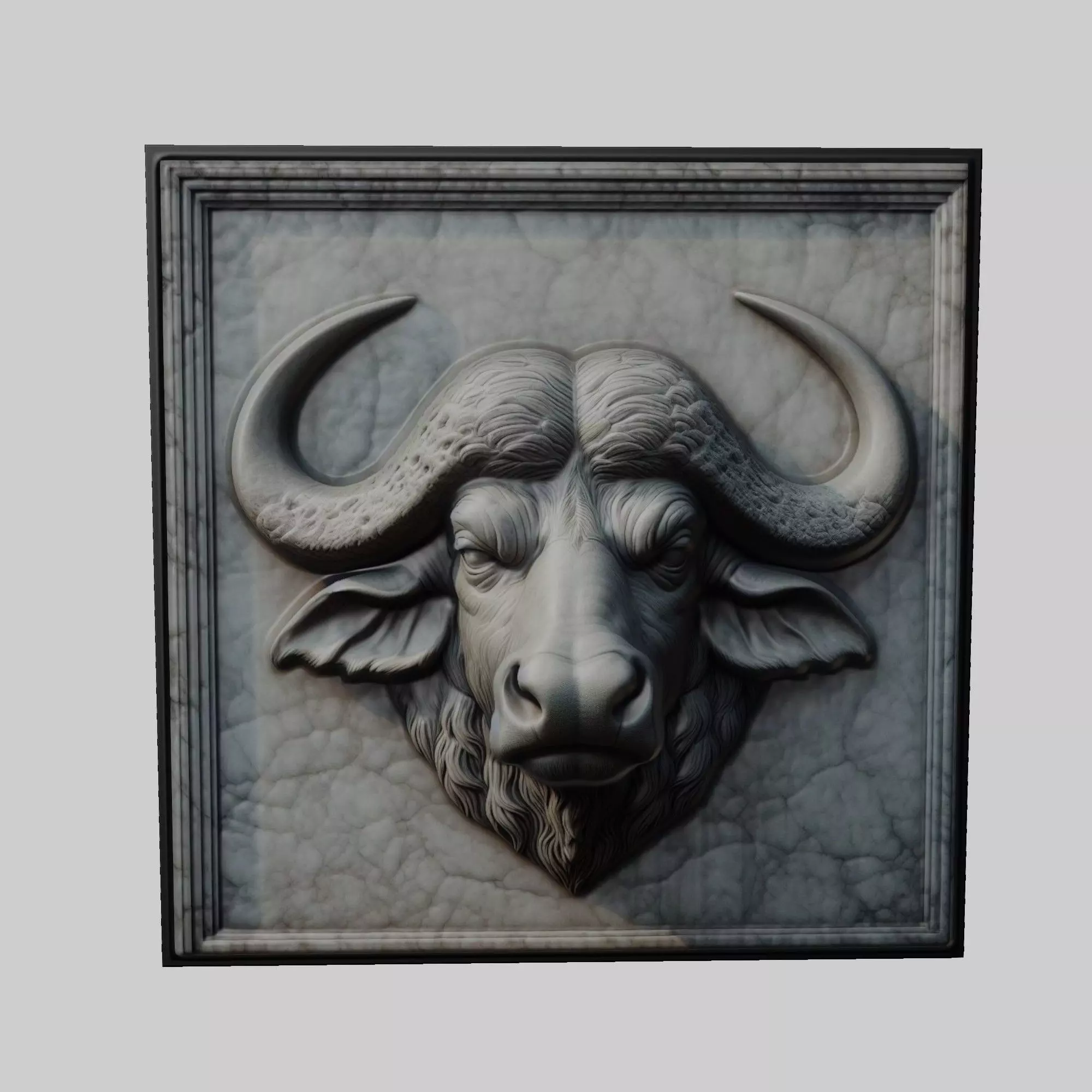 Buffalo Animal 3D print model_0