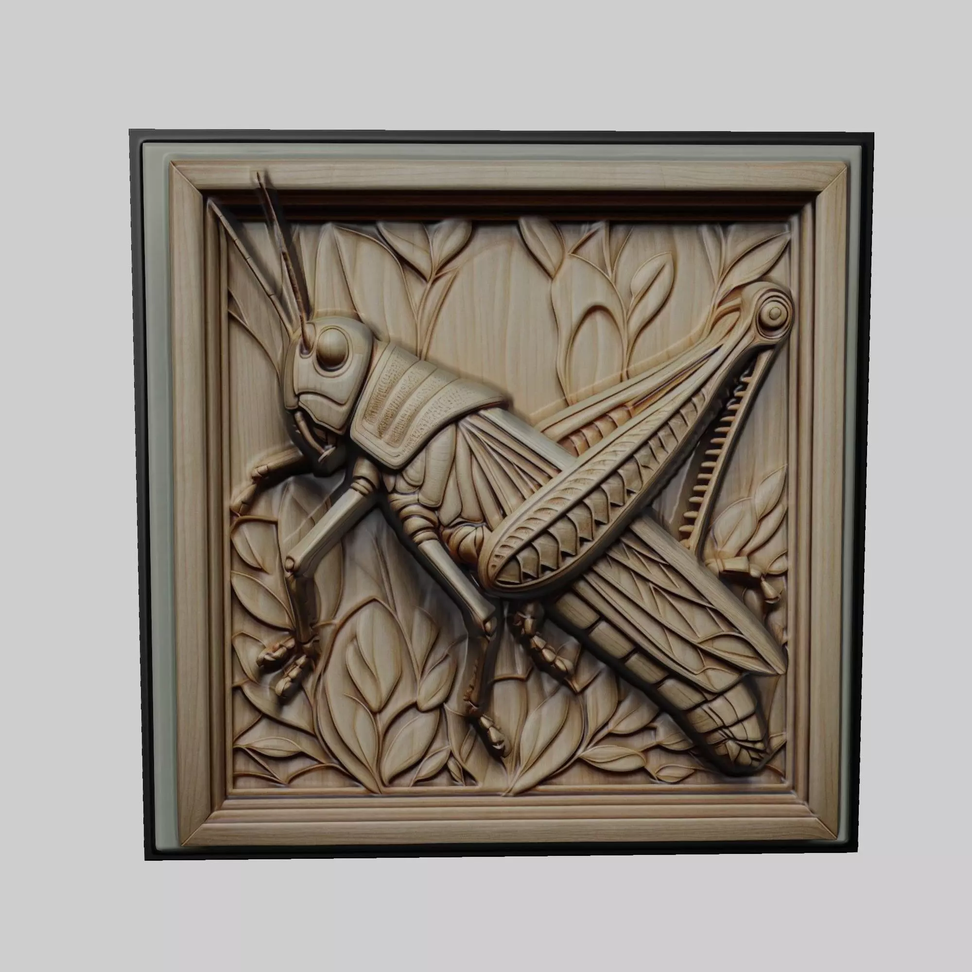 Grasshopper Animal 3D print model