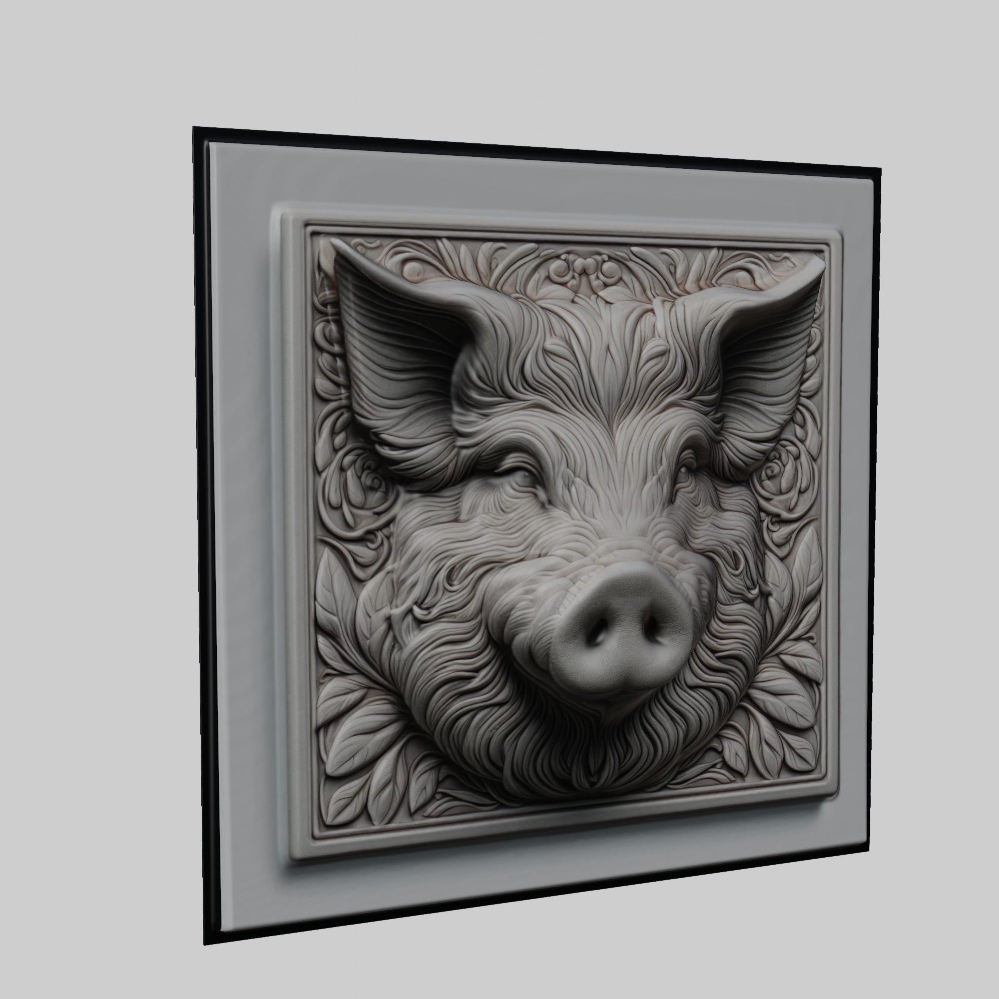 Boar Animal 3D print model_1