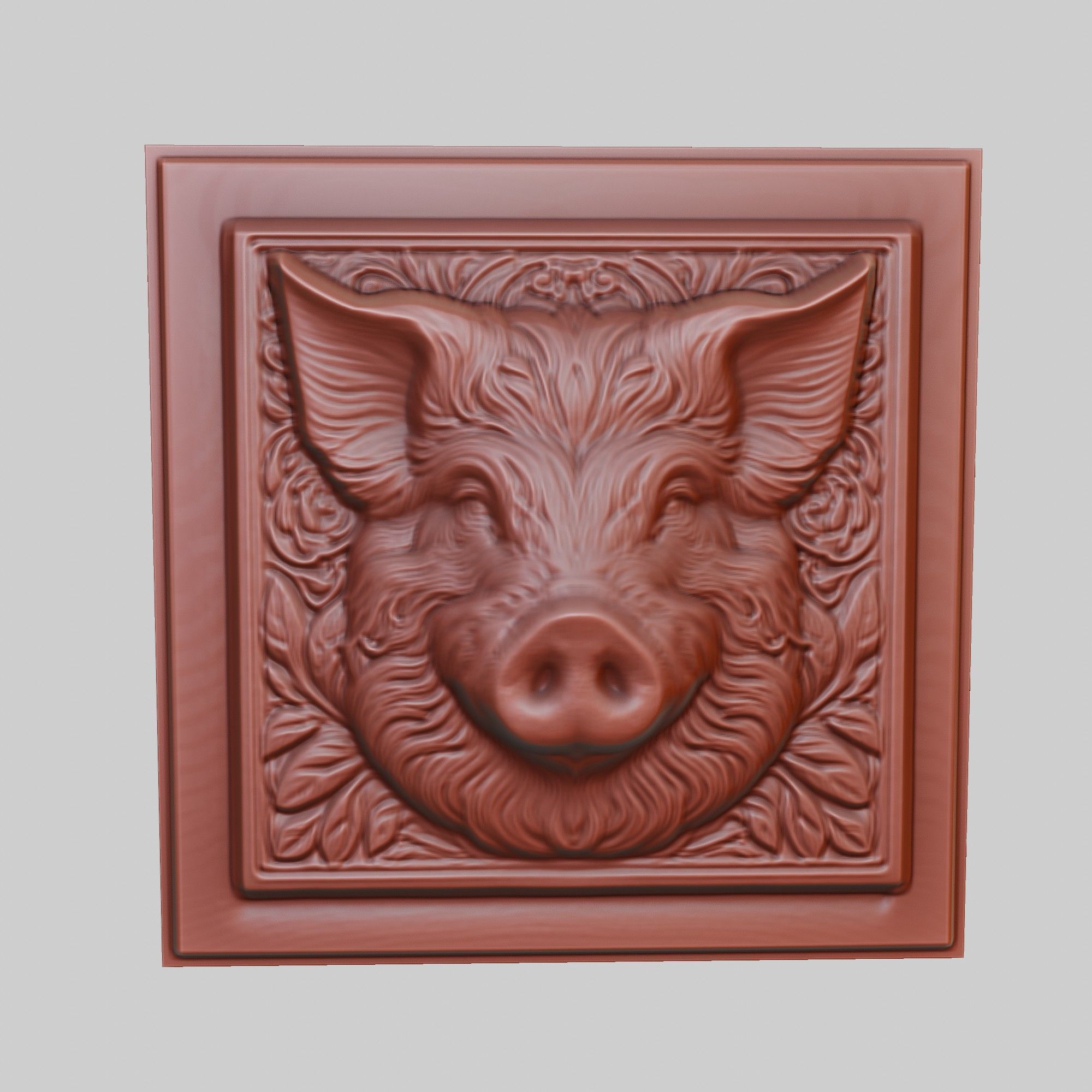 Boar Animal 3D print model_2