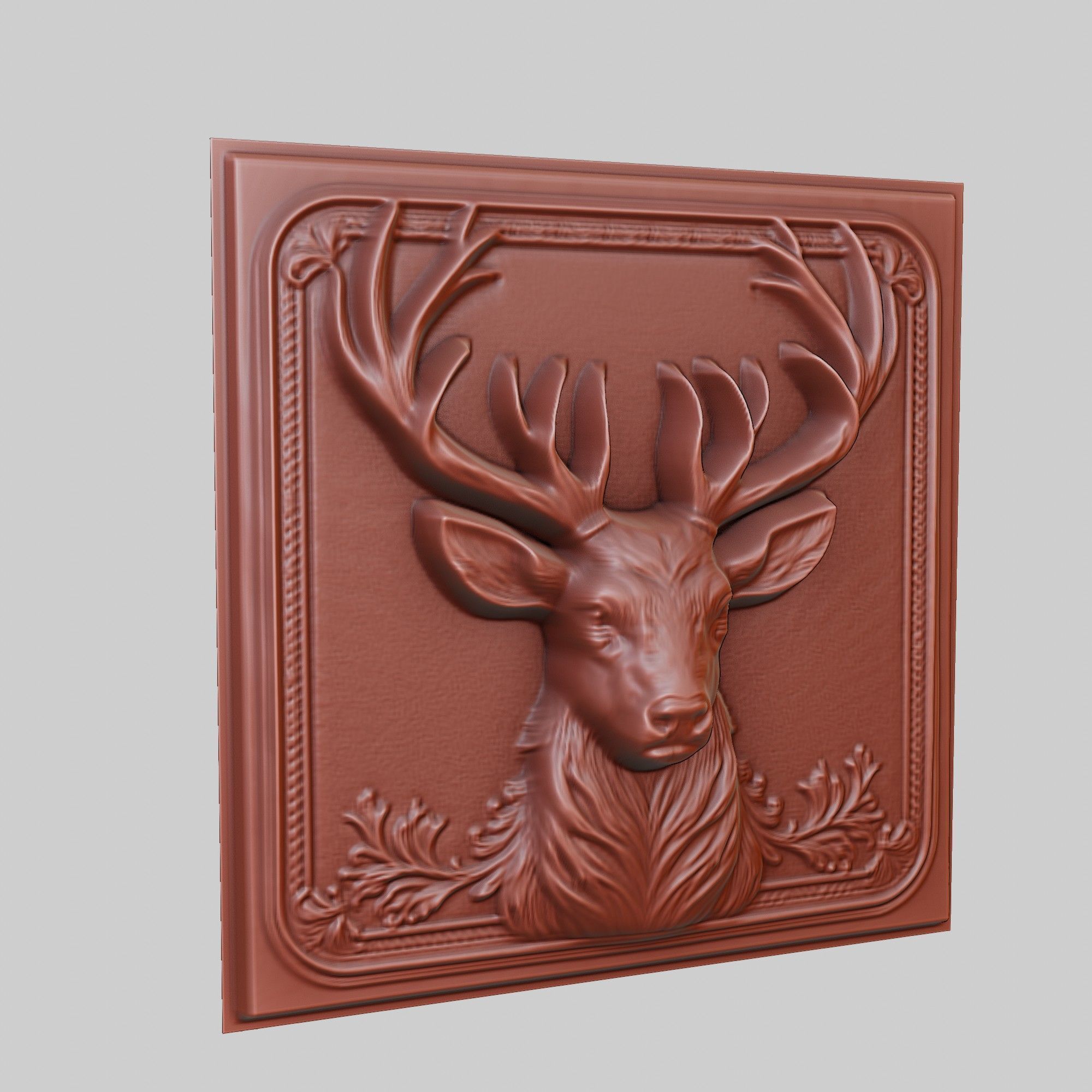 Deer Animal 3D print model_3