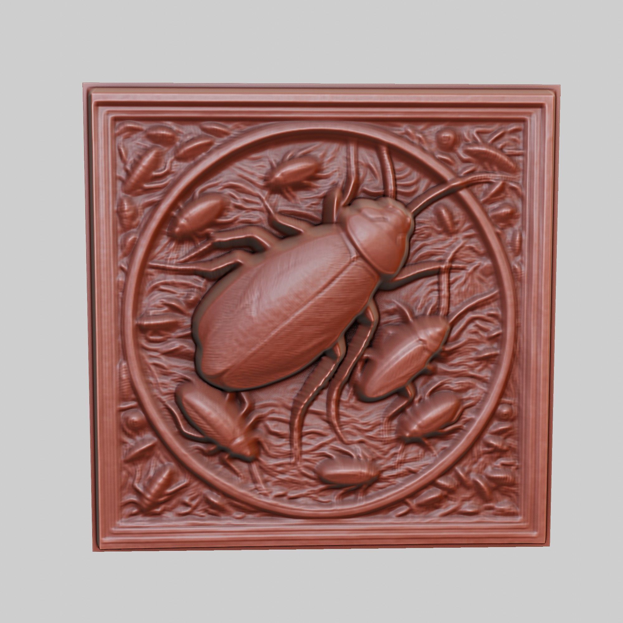 Cockroach Animal 3D print model_2
