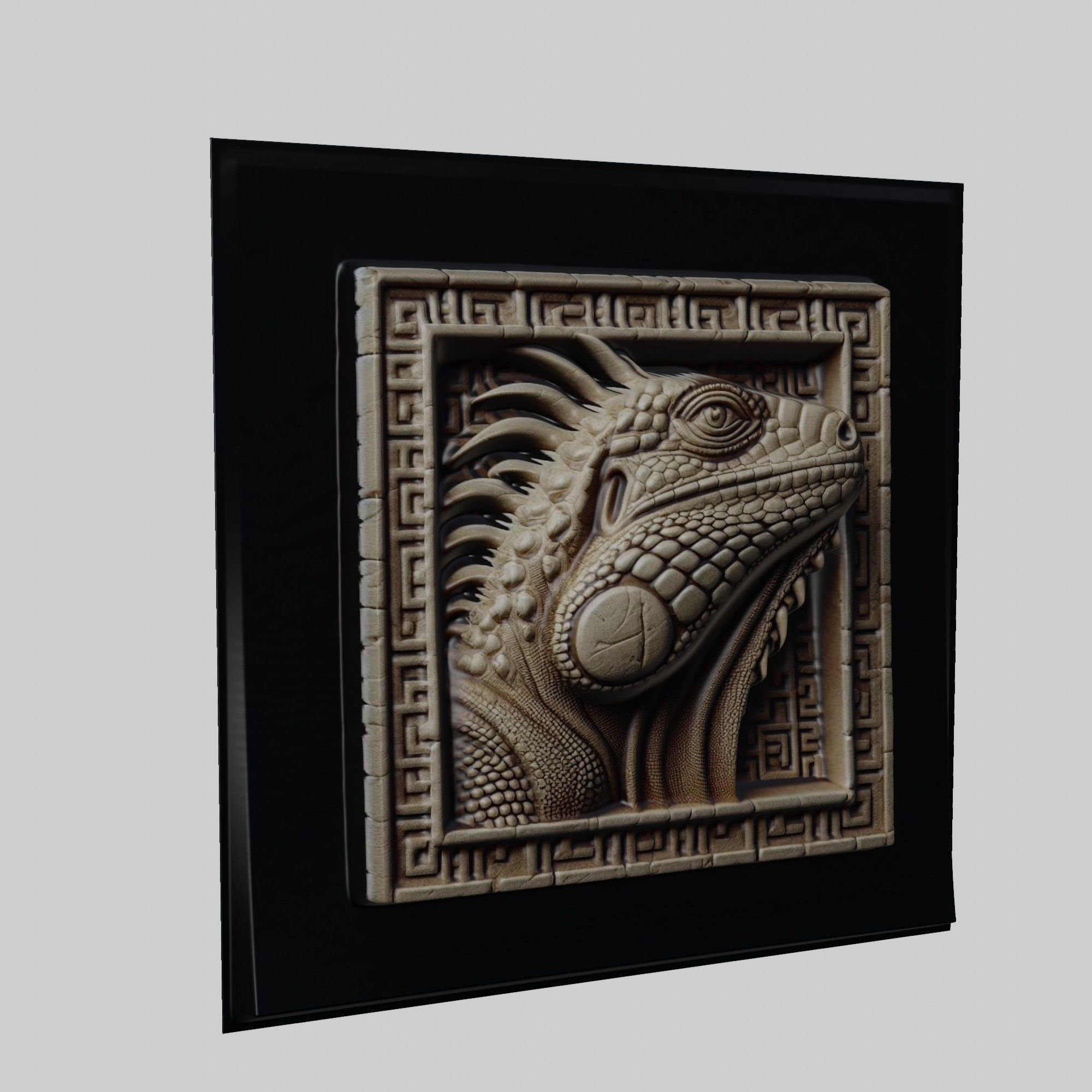 Iguana Animal 3D print model_1