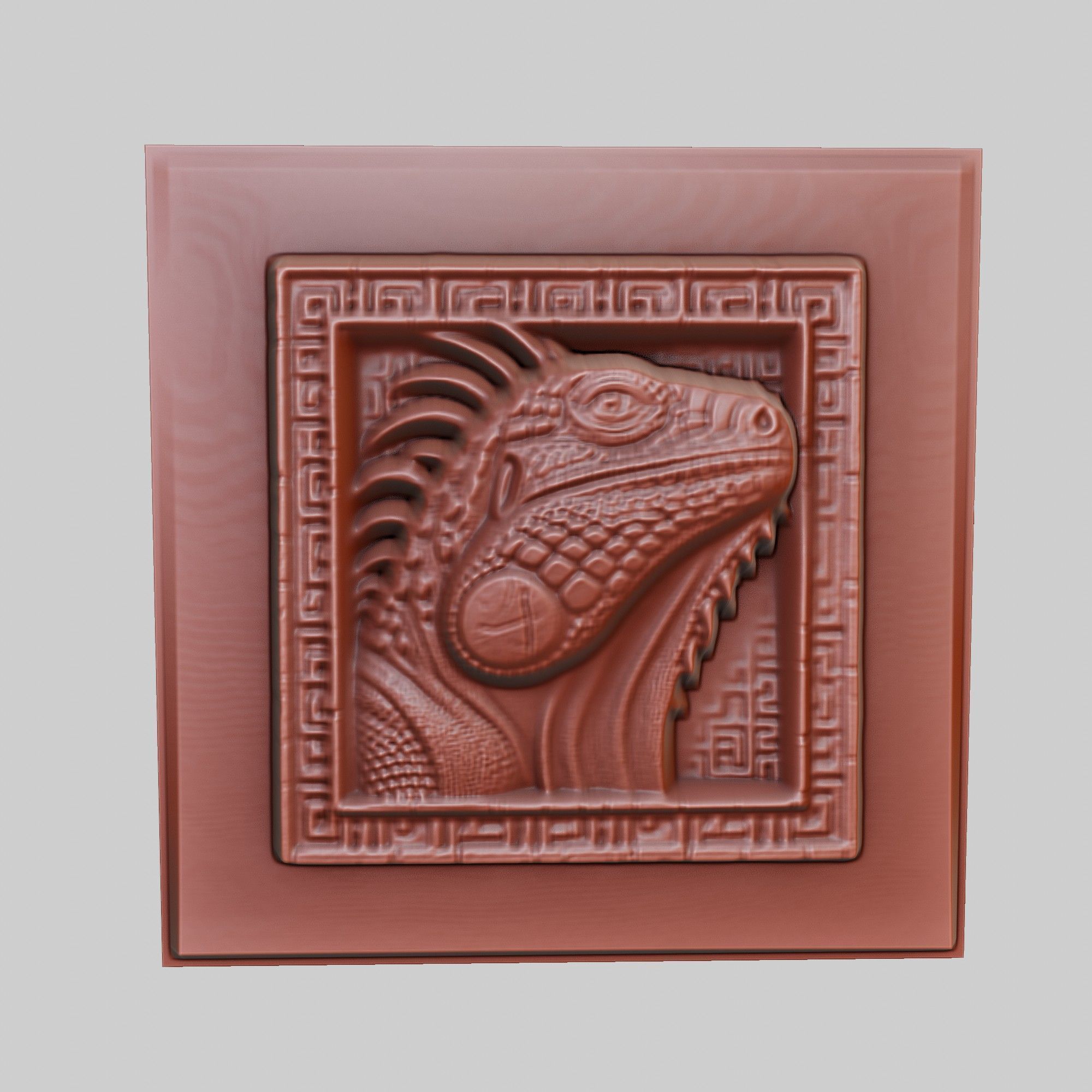 Iguana Animal 3D print model_2