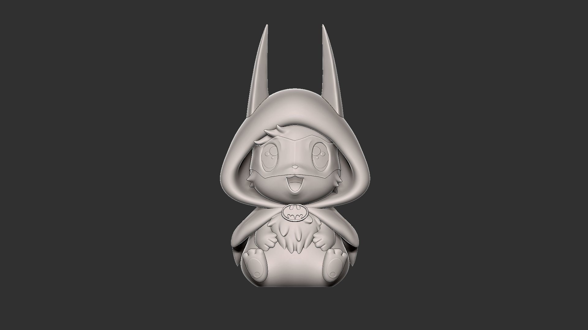 eevee batman style Free 3D print model_2