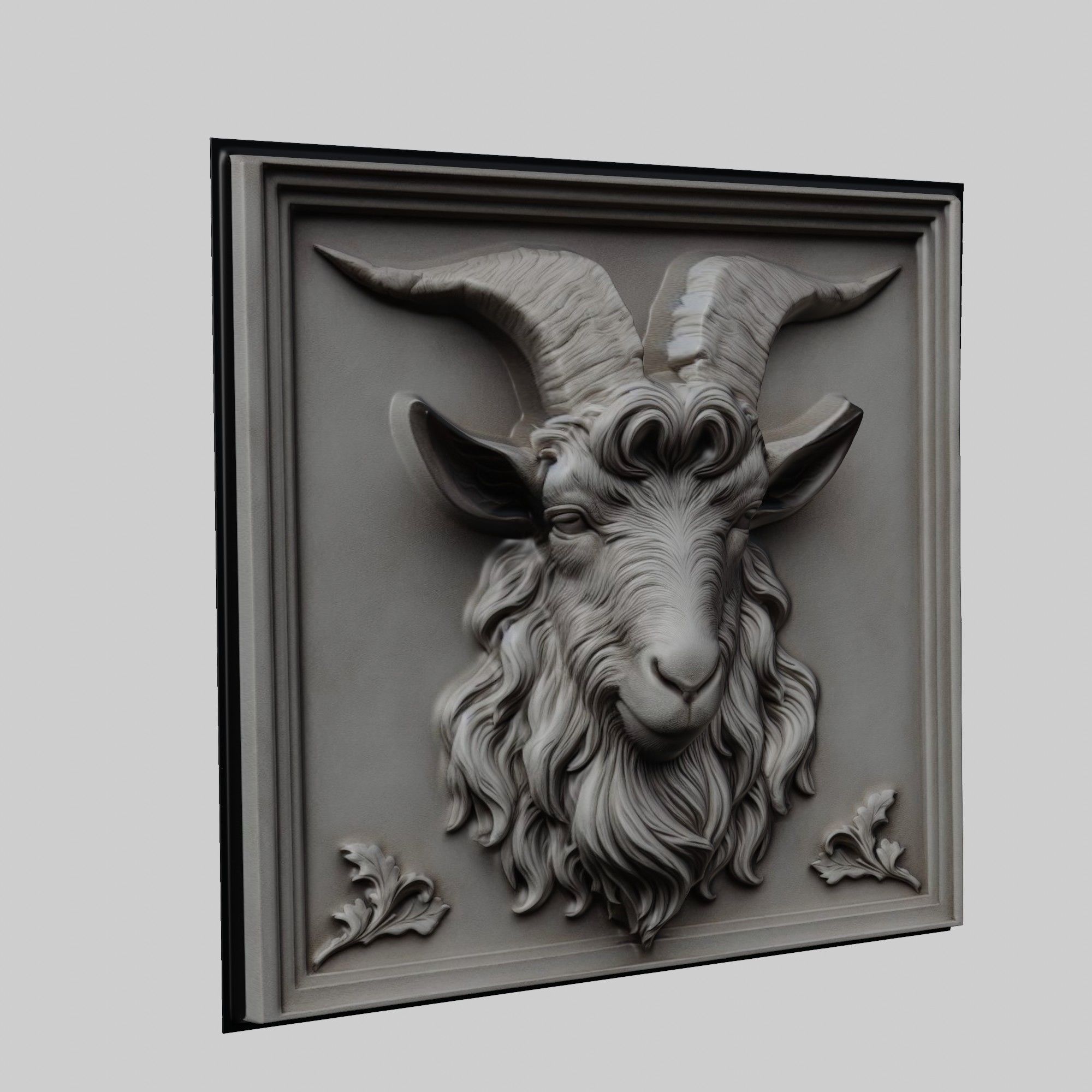 Goat Animal 3D print model_1