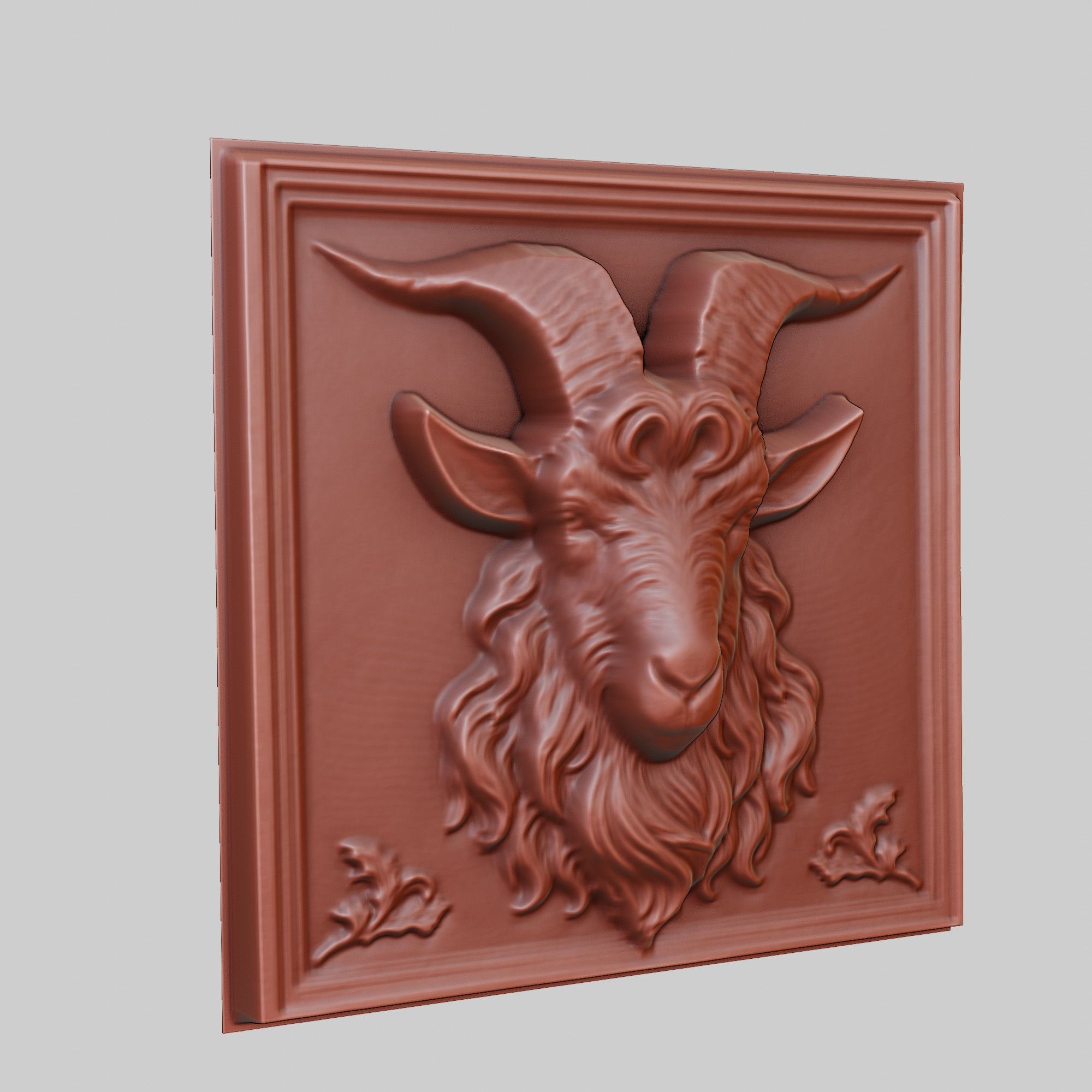 Goat Animal 3D print model_3
