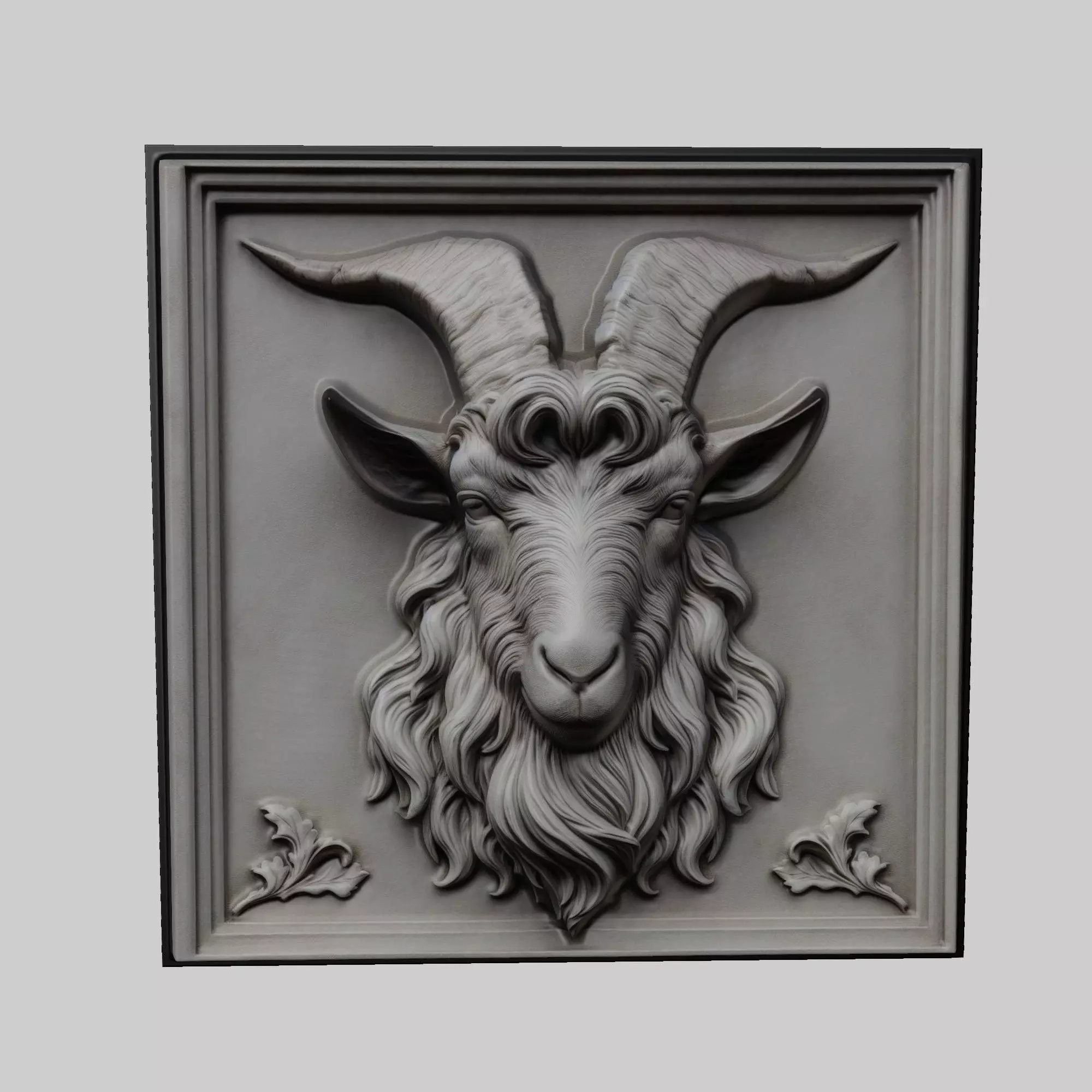 Goat Animal 3D print model_0