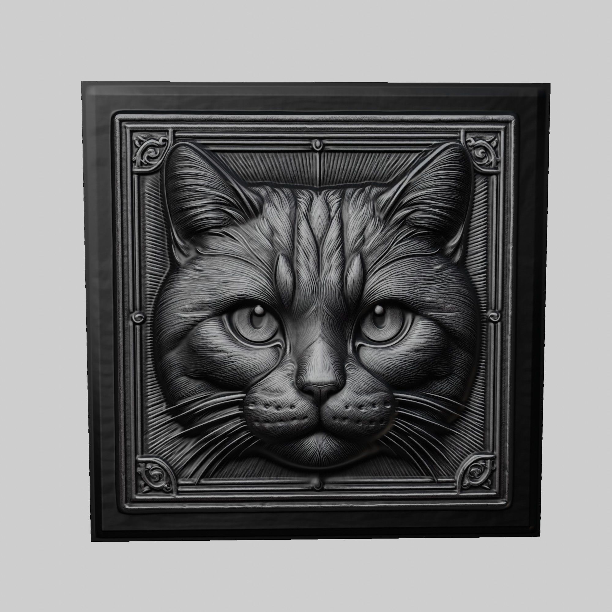 Cat Animal 3D print model_1