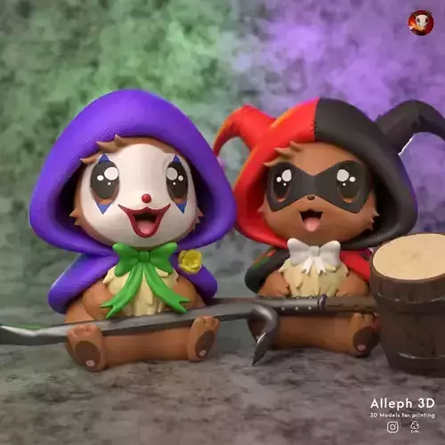 eevee joker and harley style