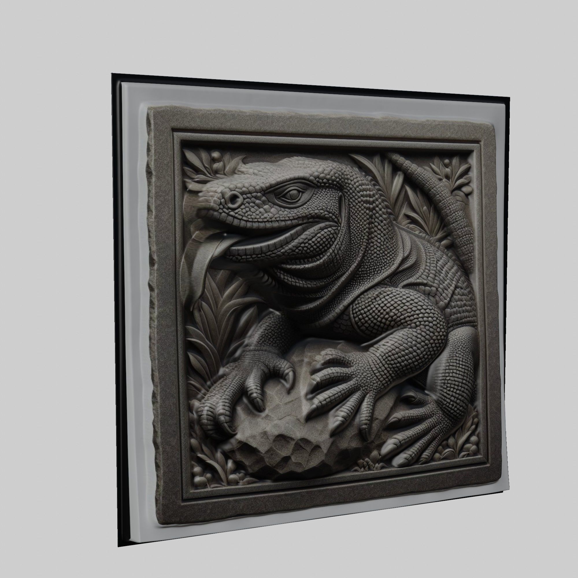 Komodo Dragon Animal 3D print model_1