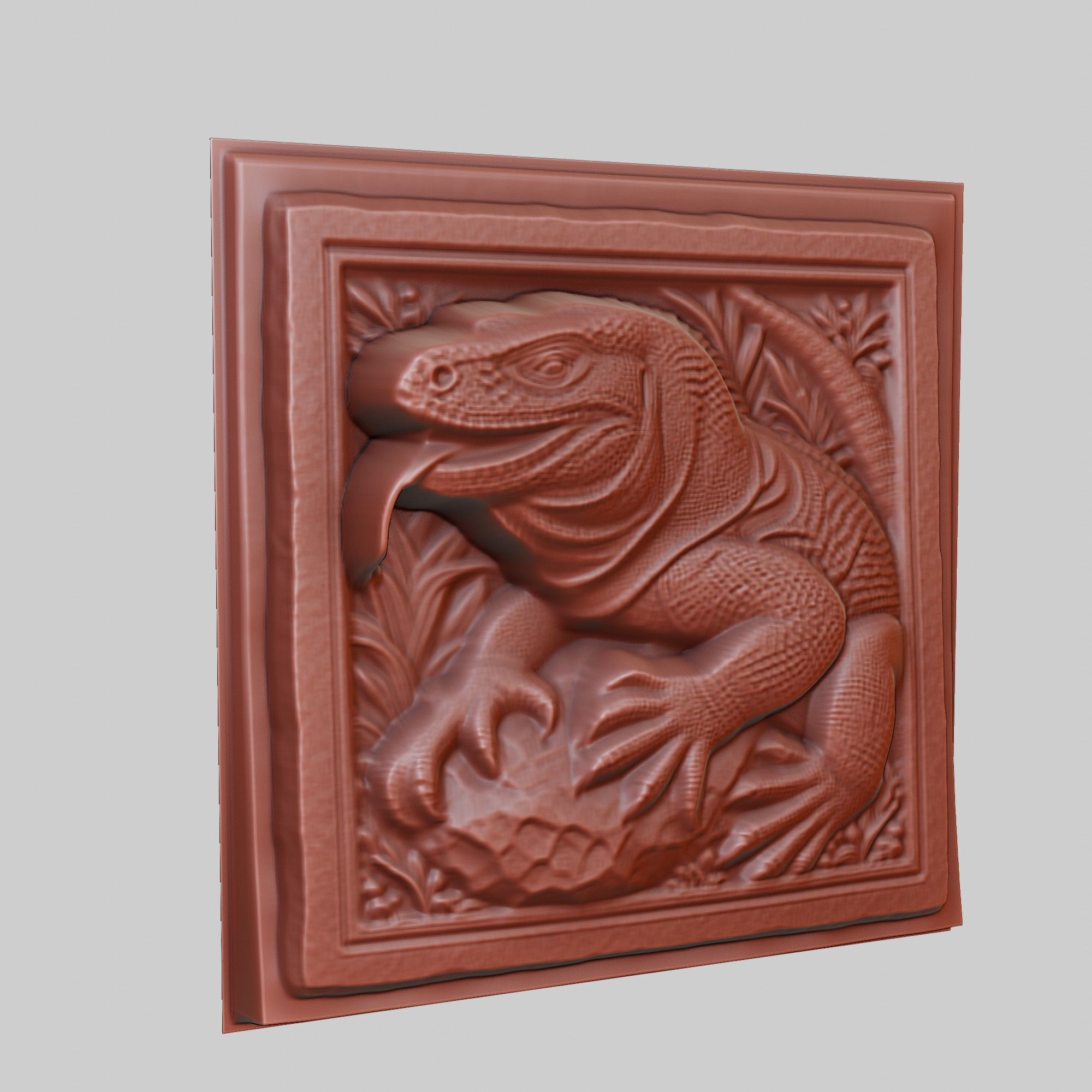 Komodo Dragon Animal 3D print model_3