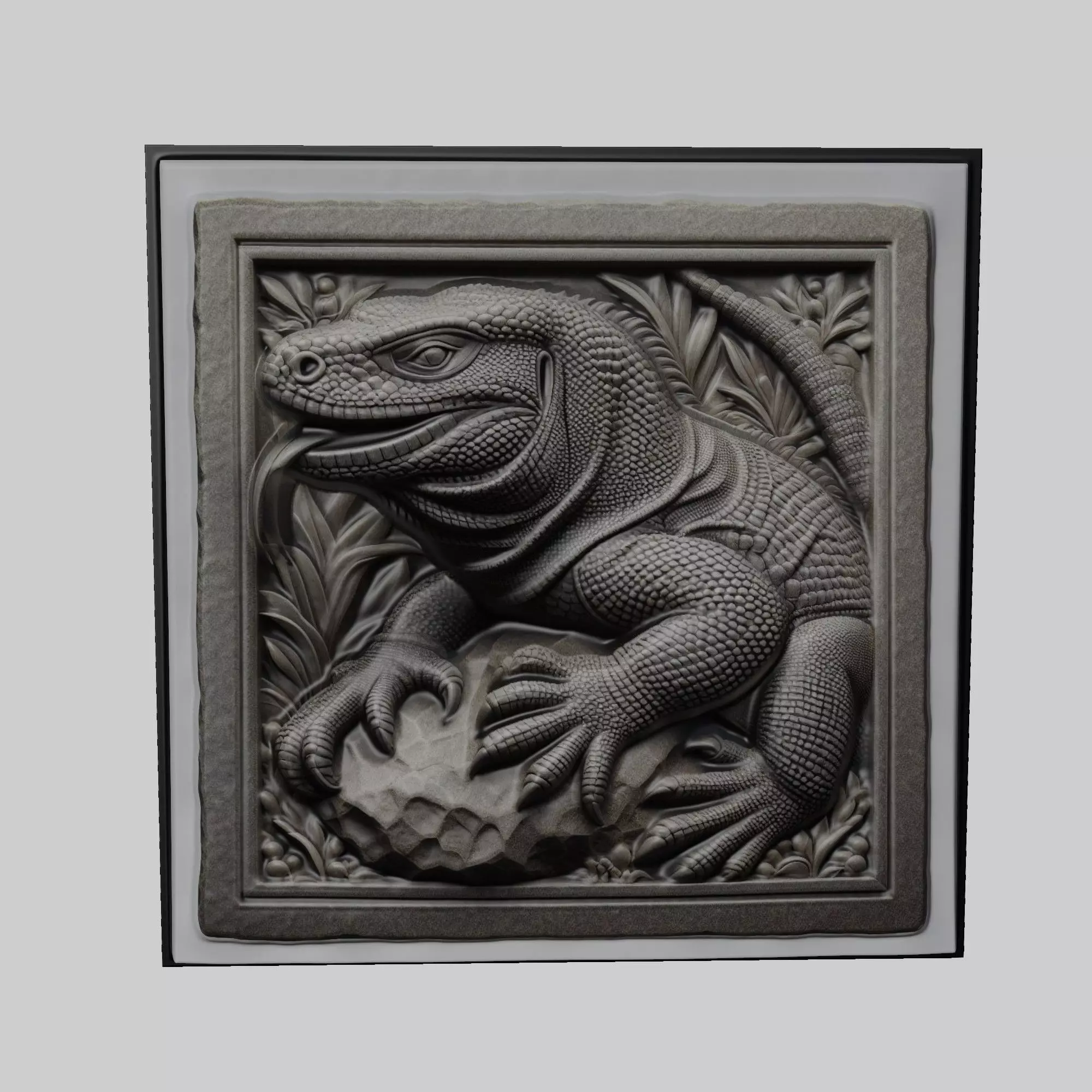 Komodo Dragon Animal 3D print model_0
