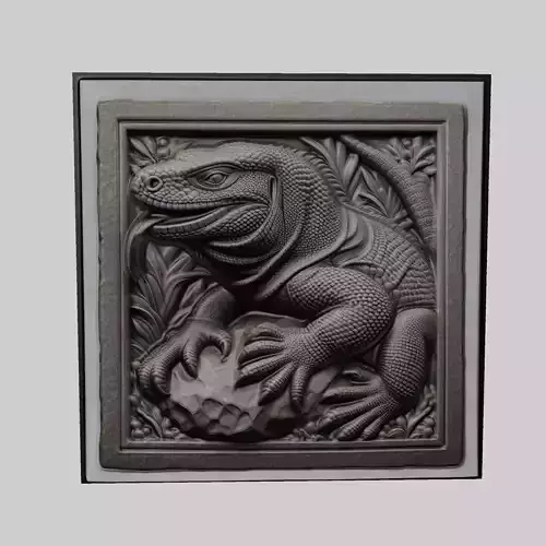 Komodo Dragon Animal 3D print model