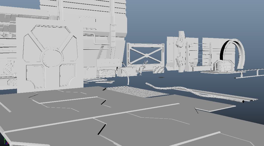 Scifi Environment Pack Low-poly 3D model_5