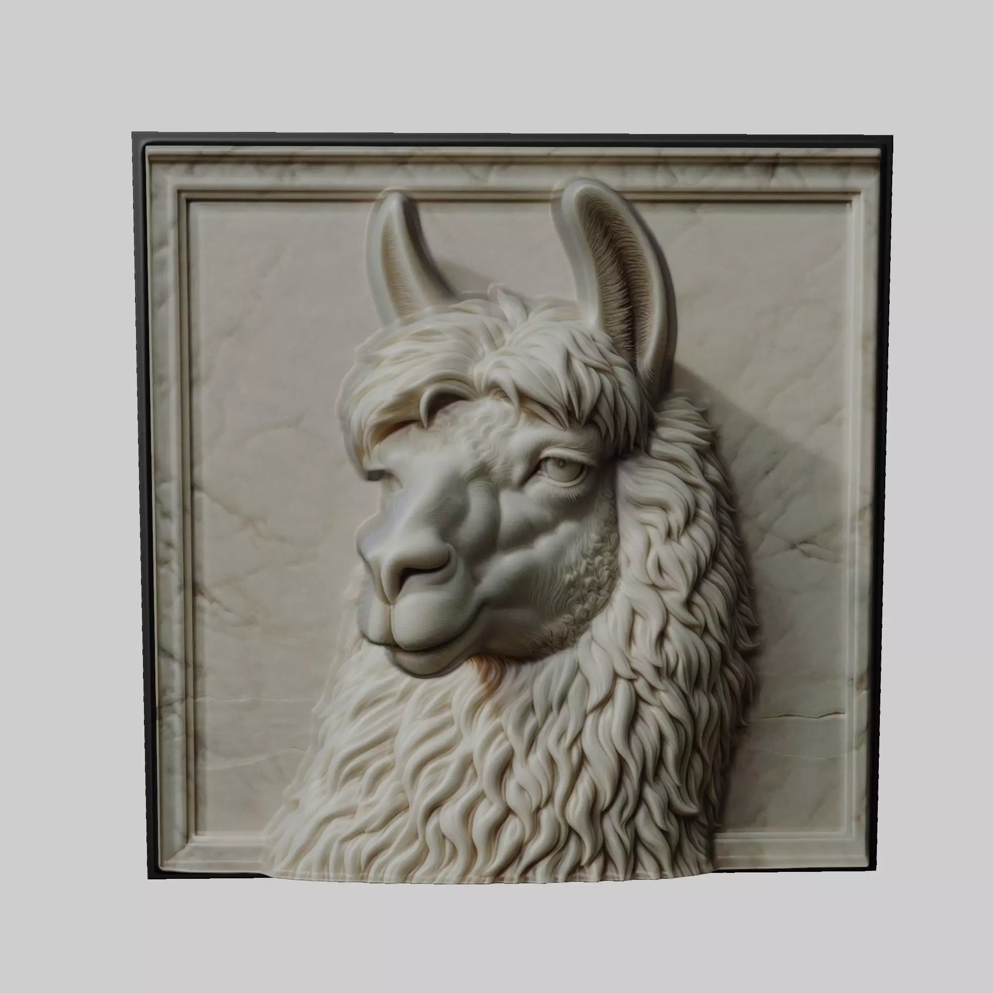 Llama Animal 3D print model_0