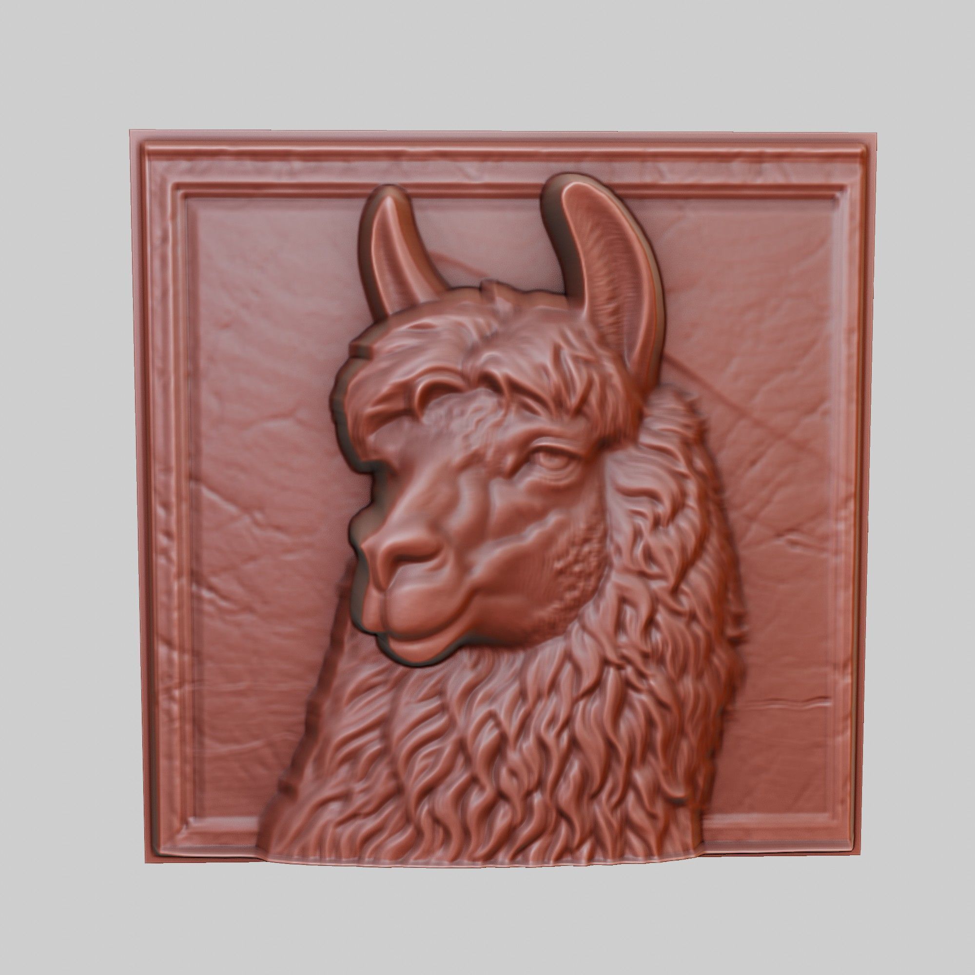 Llama Animal 3D print model_2
