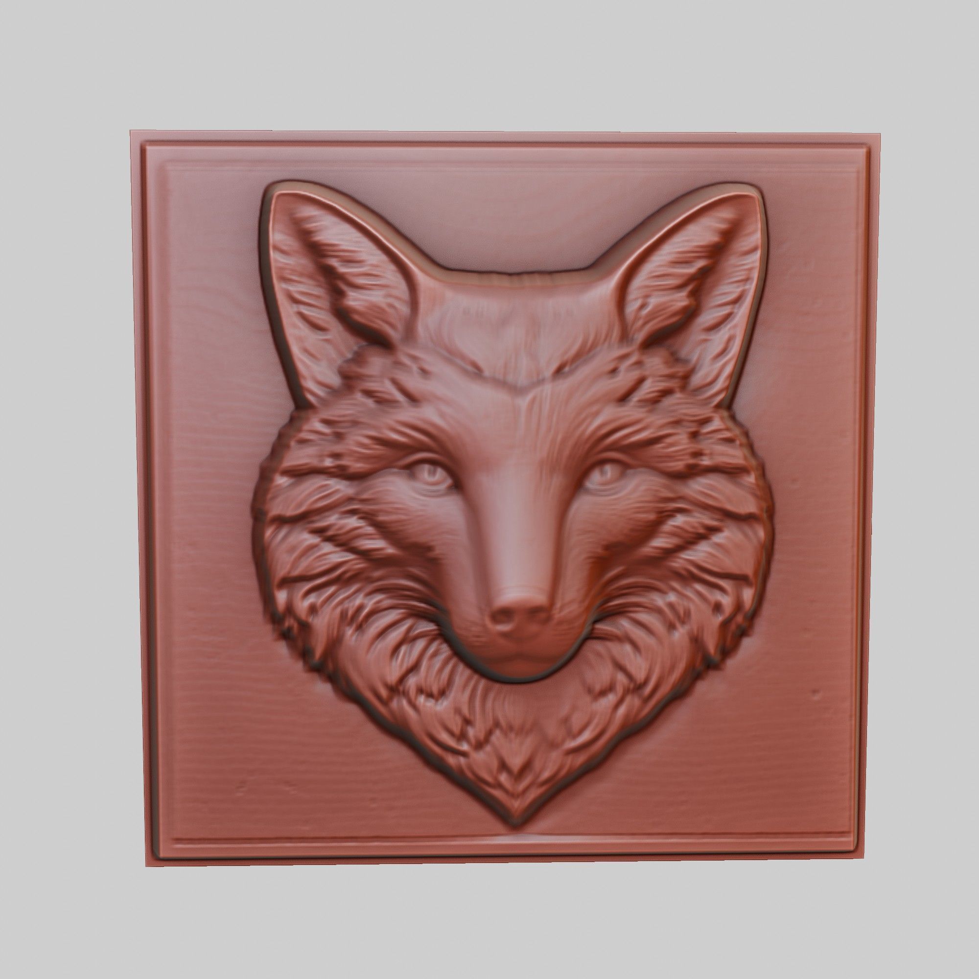 Fox Animal 3D print model_2