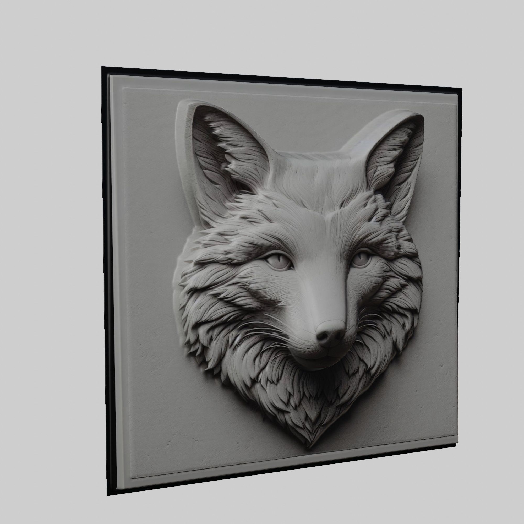 Fox Animal 3D print model_1