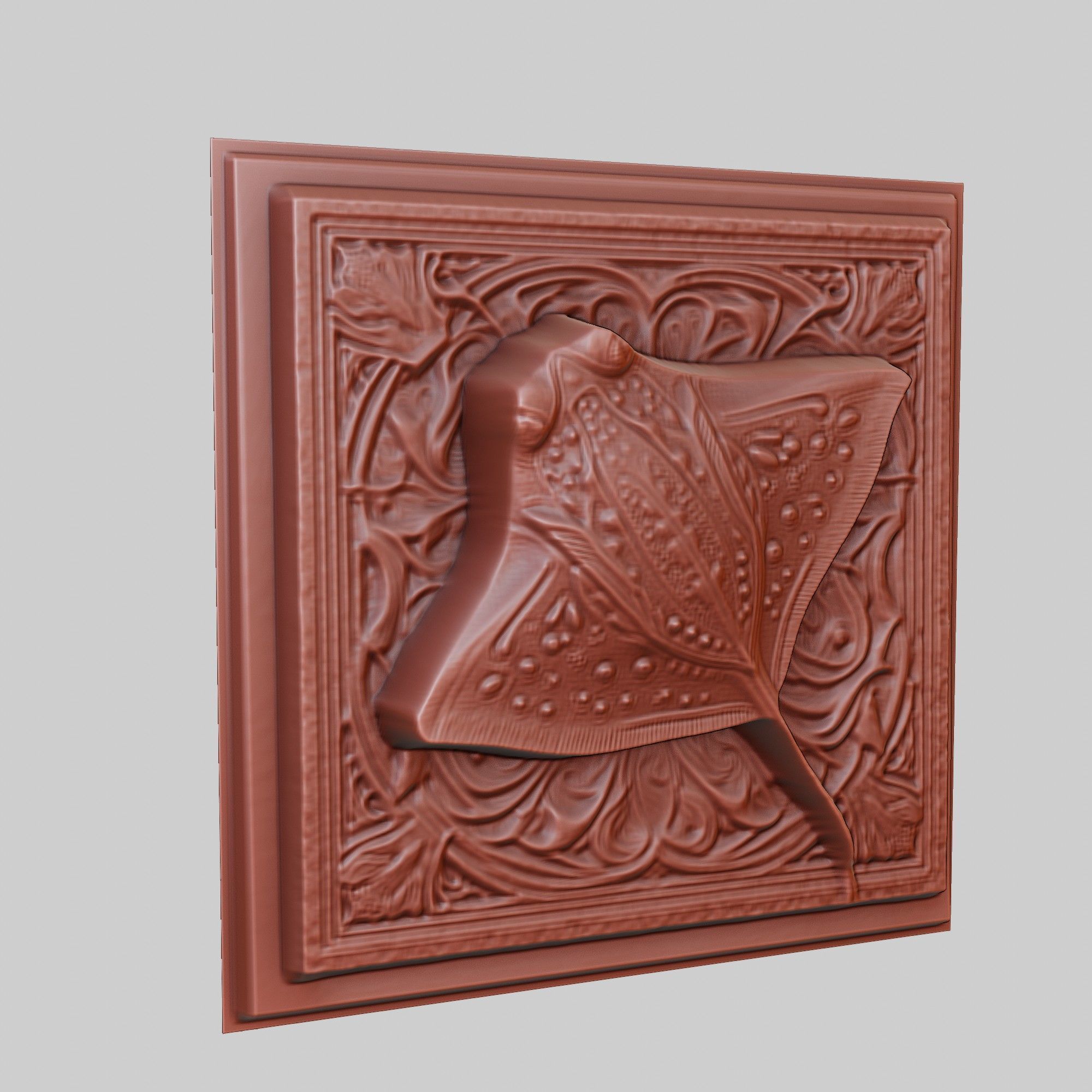 Stingray Animal 3D print model_3