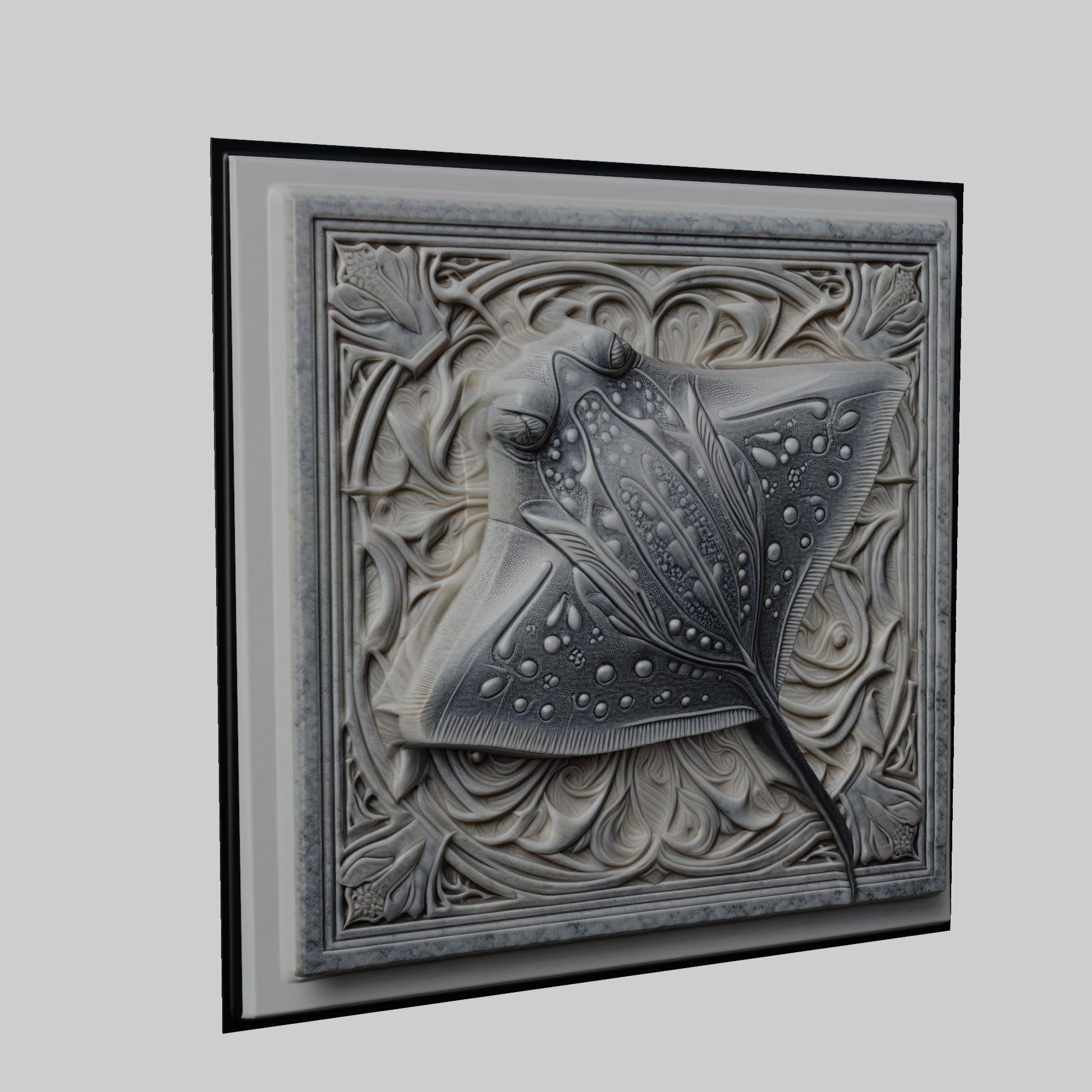 Stingray Animal 3D print model_1