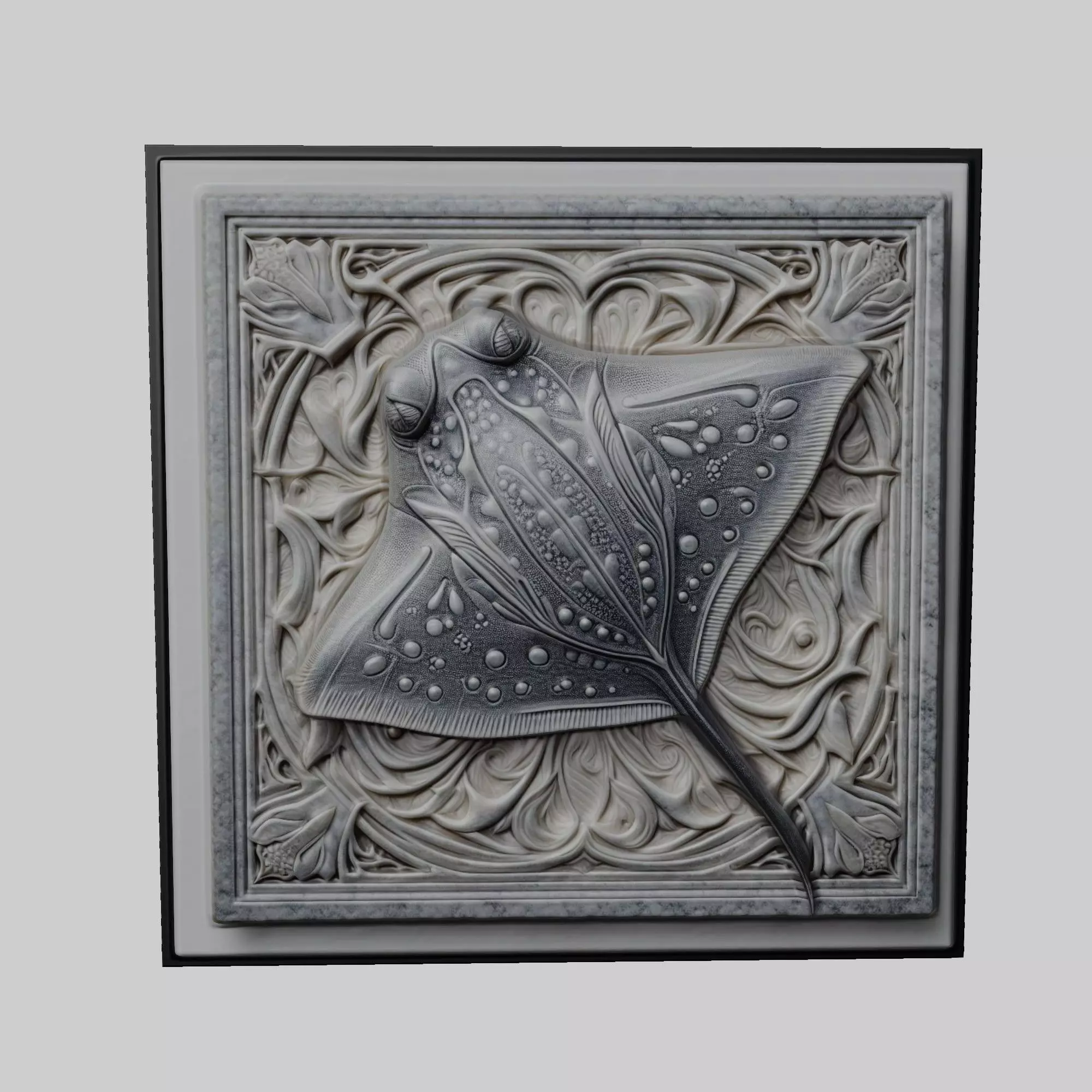 Stingray Animal 3D print model_0