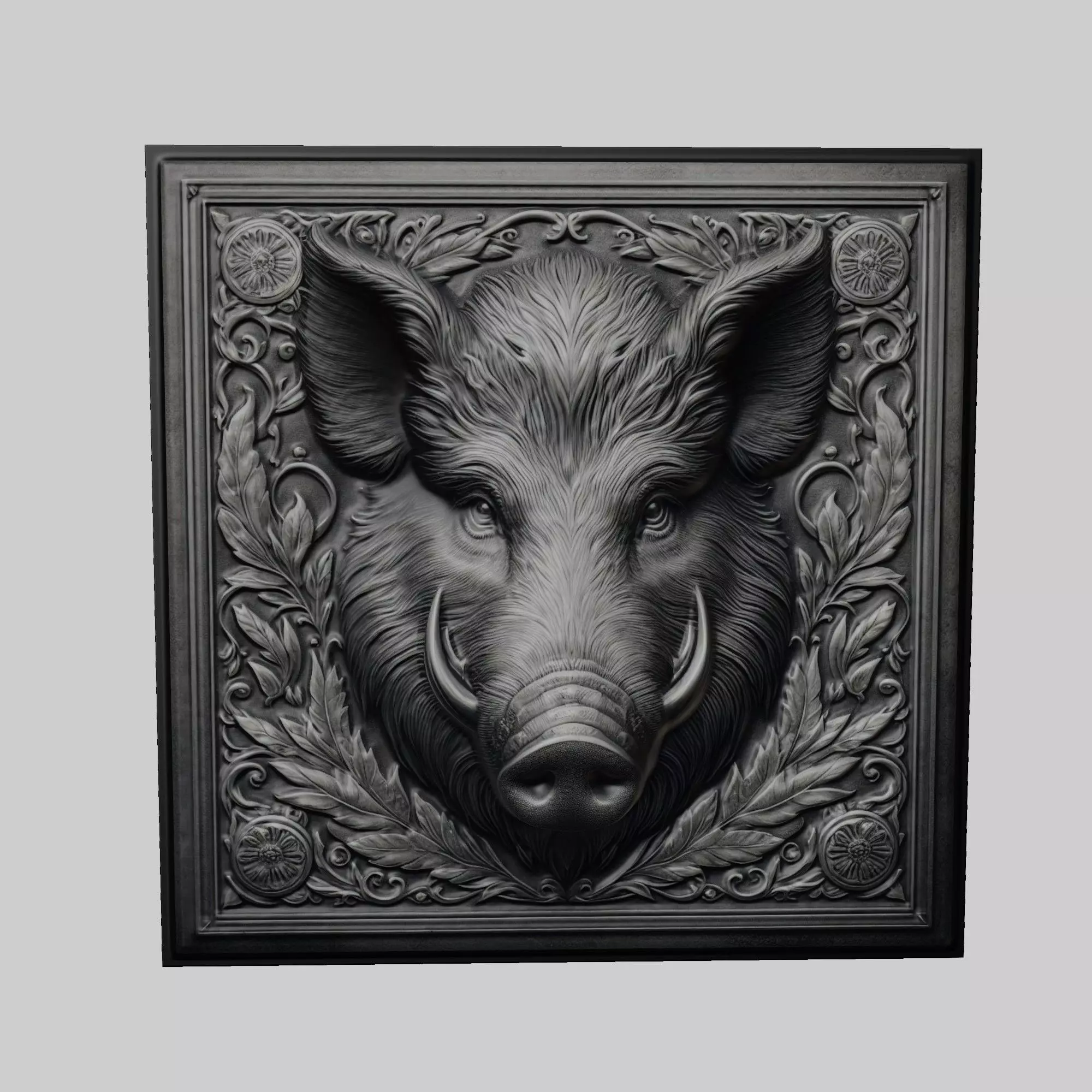 Wild Boar Animal 3D print model_0