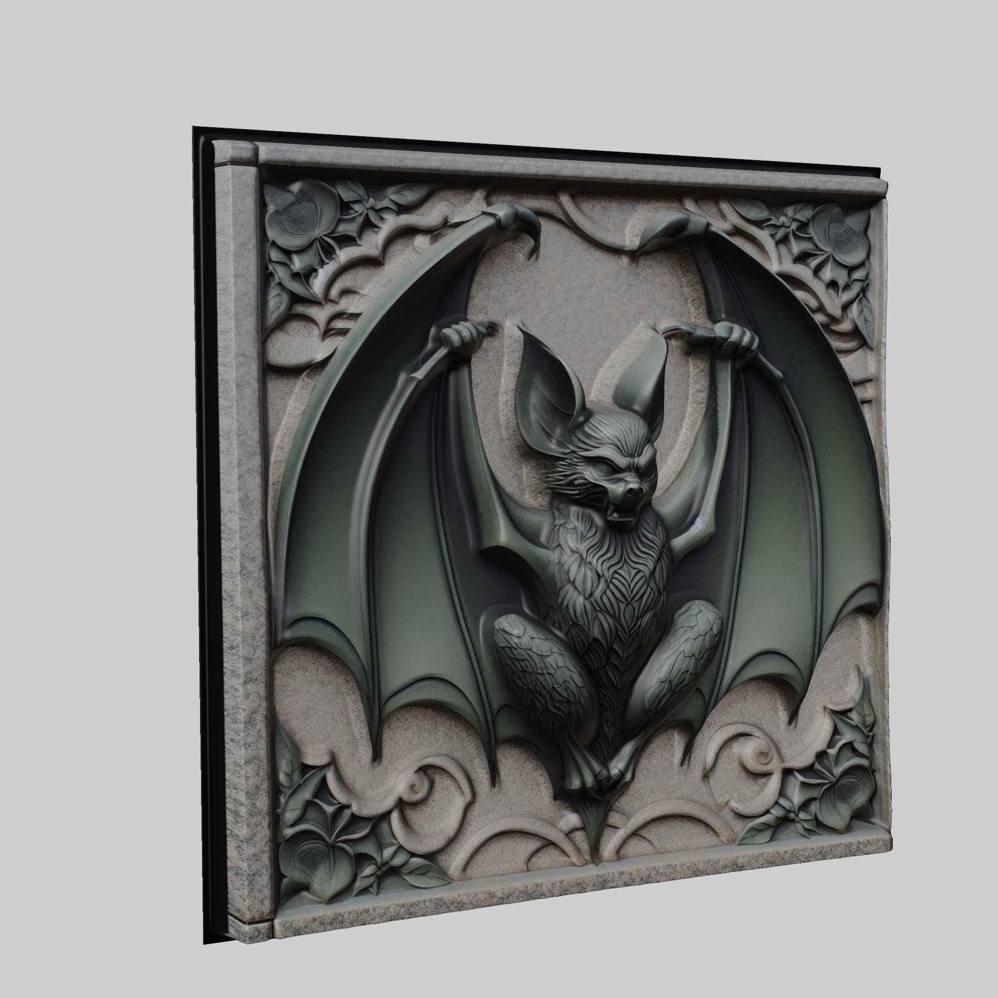 Bat Animal 3D print model_1