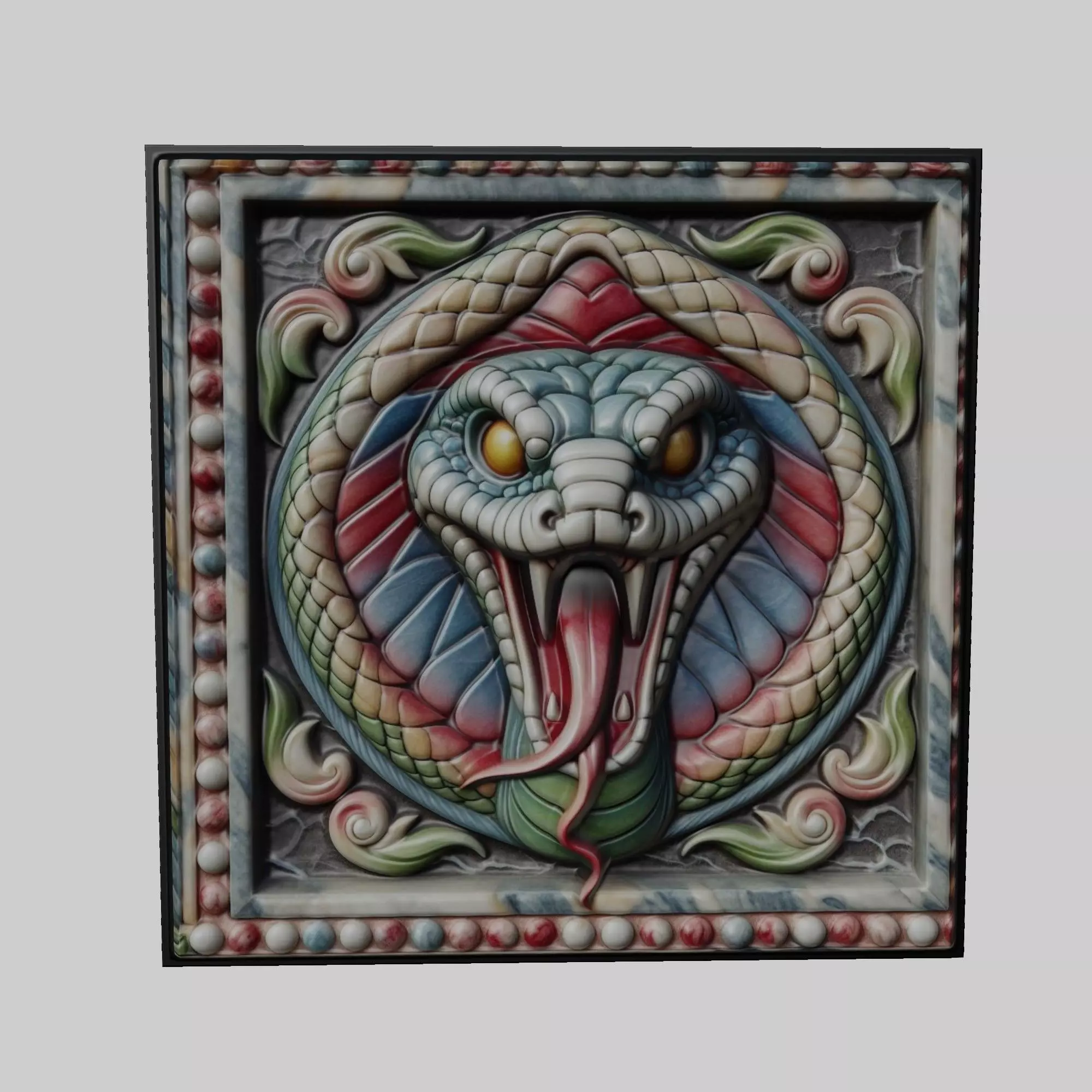 Snake Animal 3D print model_0